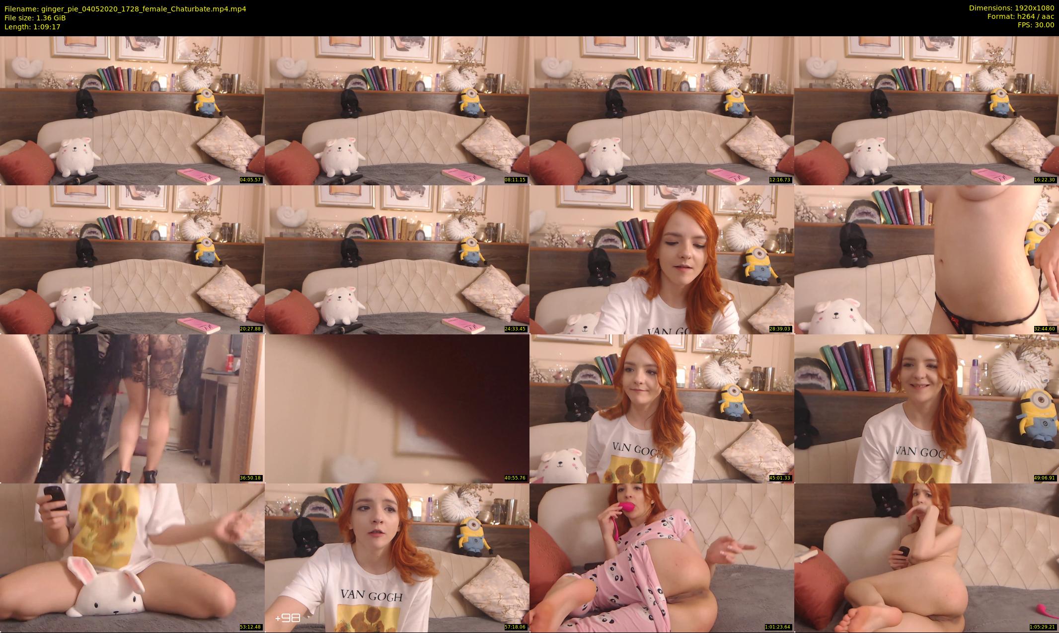 ginger_pie — 70 minute Chaturbate female cam show recording, 1080p, May 4, 2020