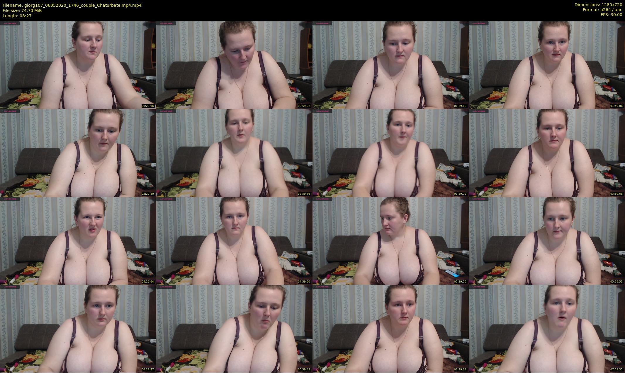 giorg107 — 9 minute Chaturbate couple cam show recording, 720p, May 6, 2020