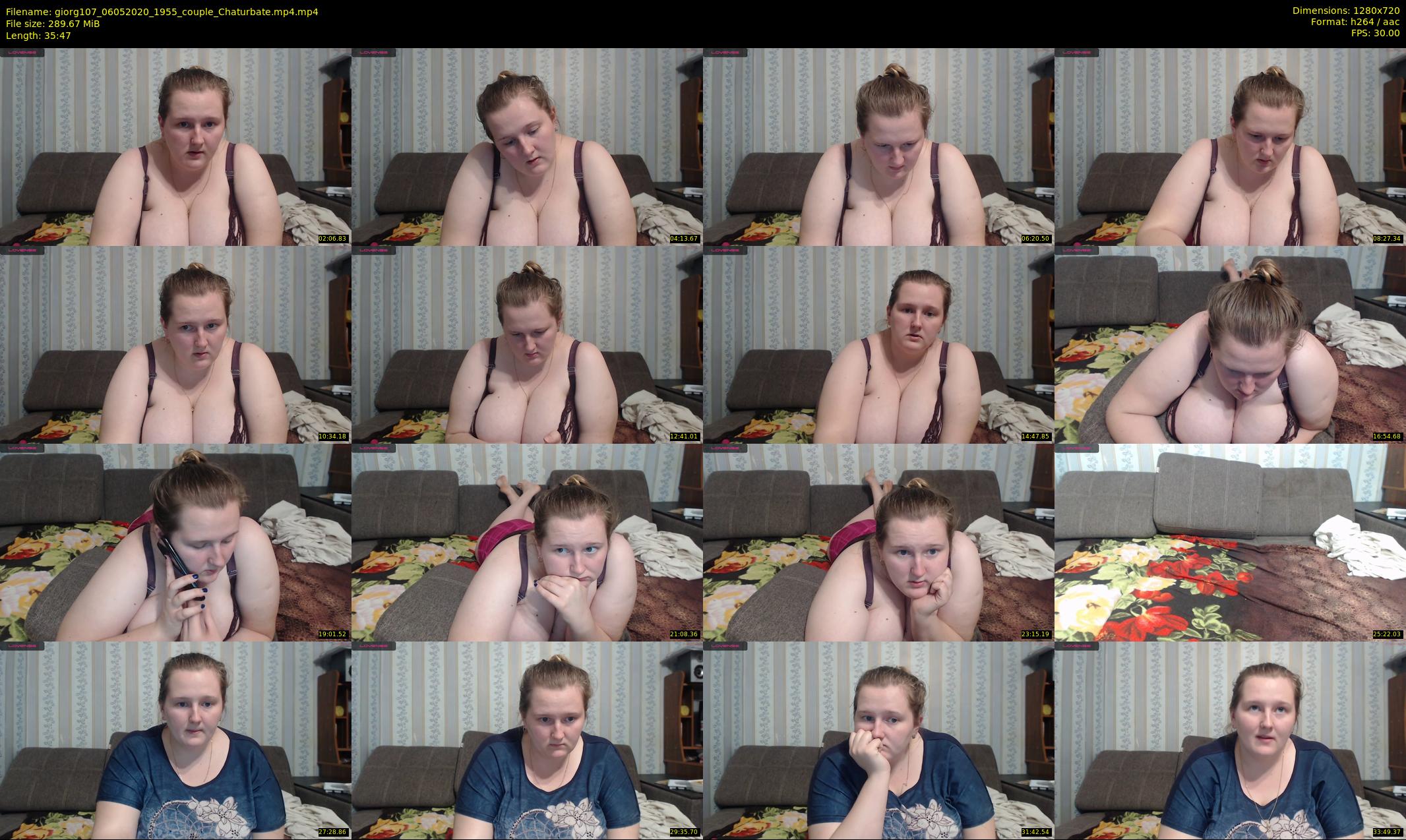 giorg107 — 36 minute Chaturbate couple cam show recording, 720p, May 6, 2020