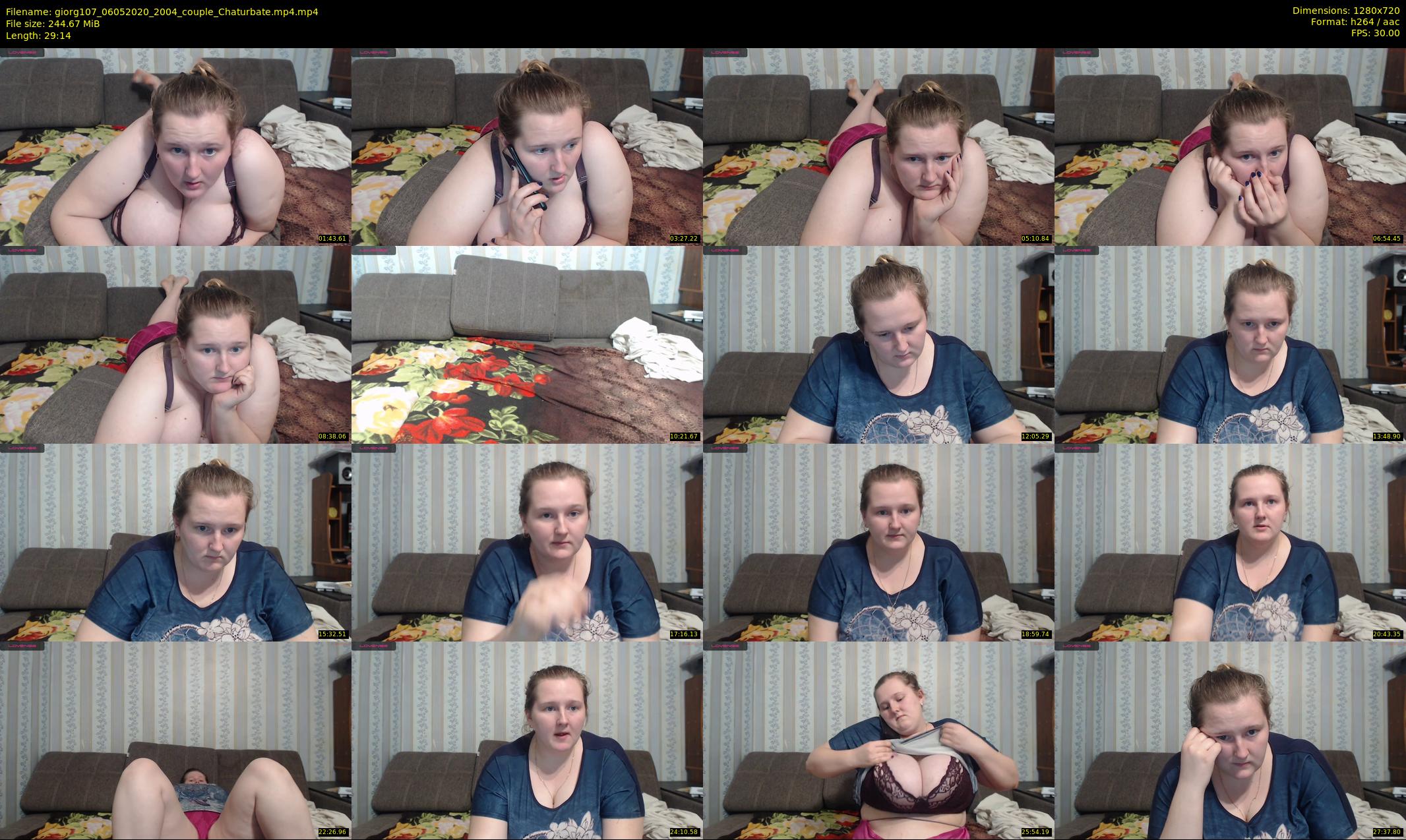 giorg107 — 30 minute Chaturbate couple cam show recording, 720p, May 6, 2020