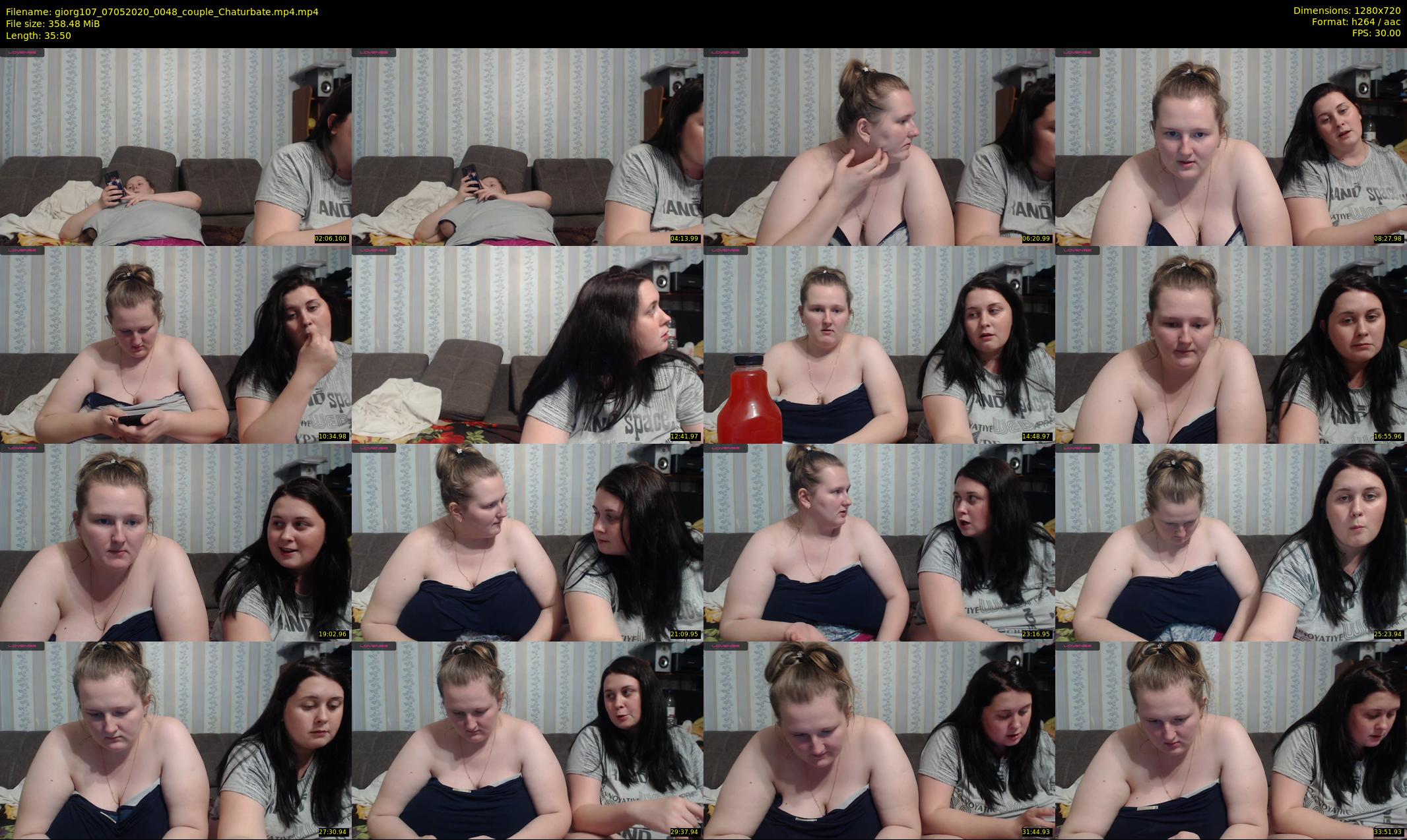 giorg107 — 36 minute Chaturbate couple cam show recording, 720p, May 7, 2020