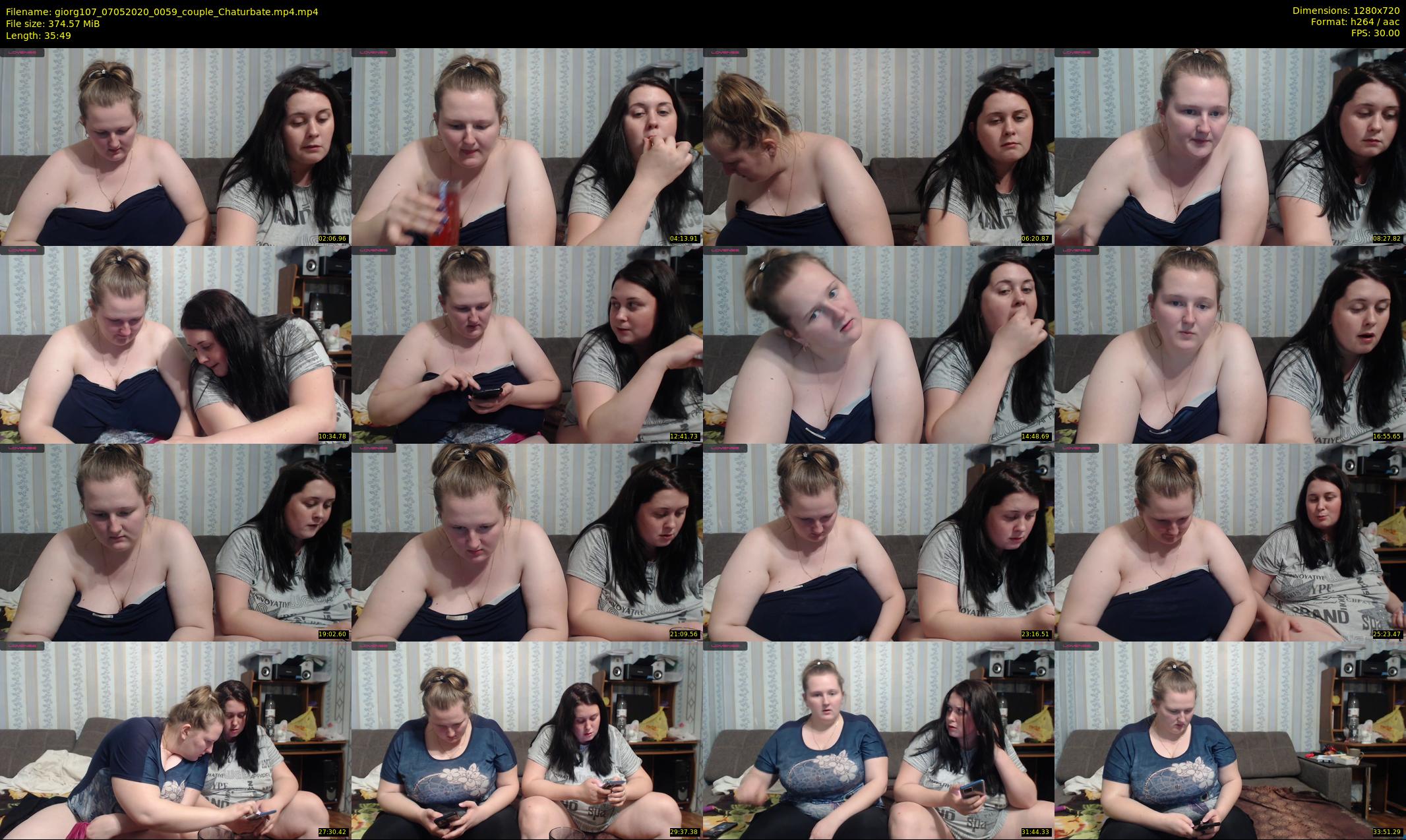 giorg107 — 36 minute Chaturbate couple cam show recording, 720p, May 7, 2020