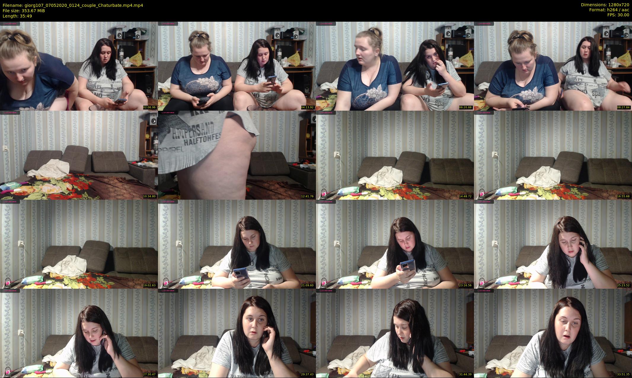 giorg107 — 36 minute Chaturbate couple cam show recording, 720p, May 7, 2020