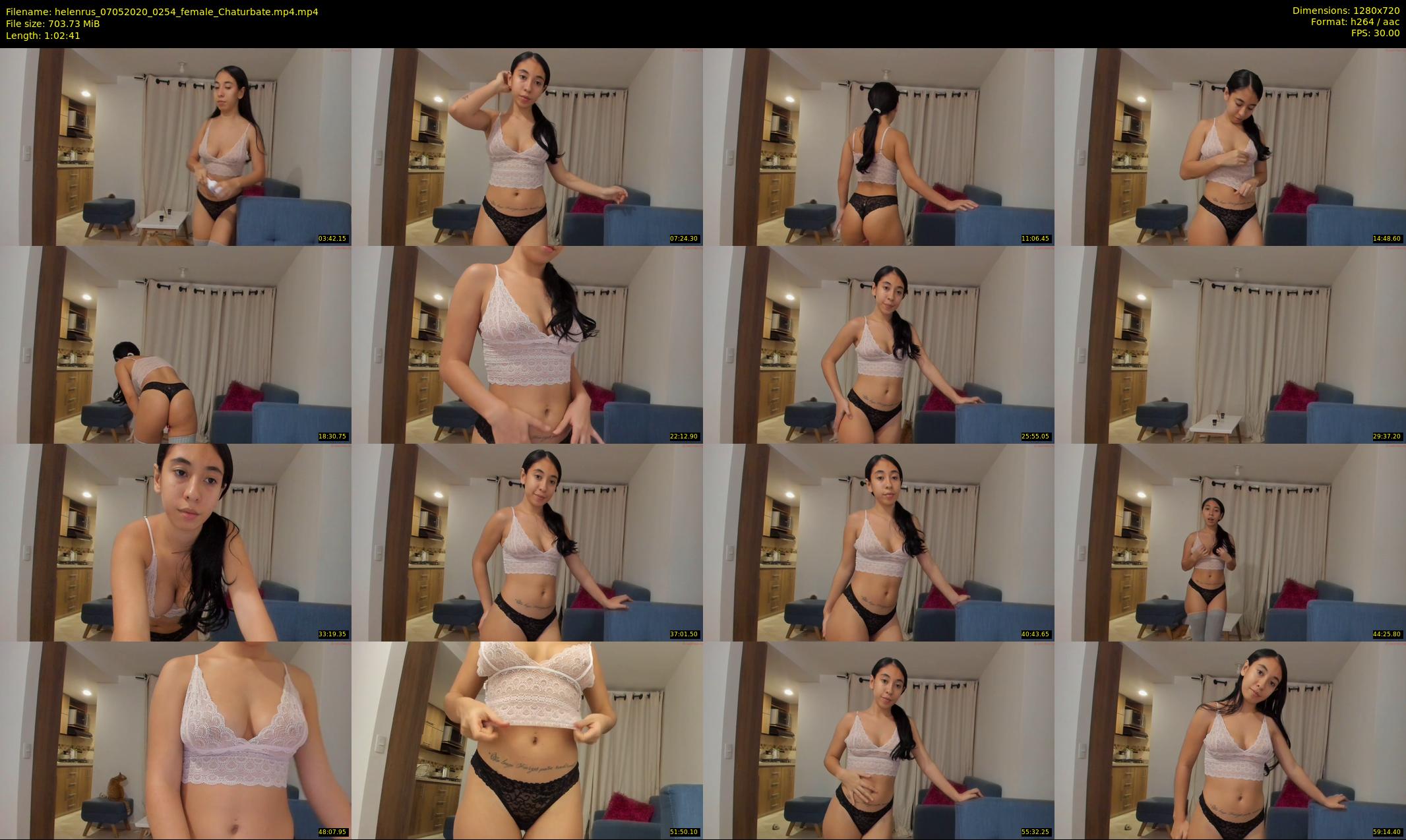 helenrus — 63 minute Chaturbate female cam show recording, 720p, May 7, 2020