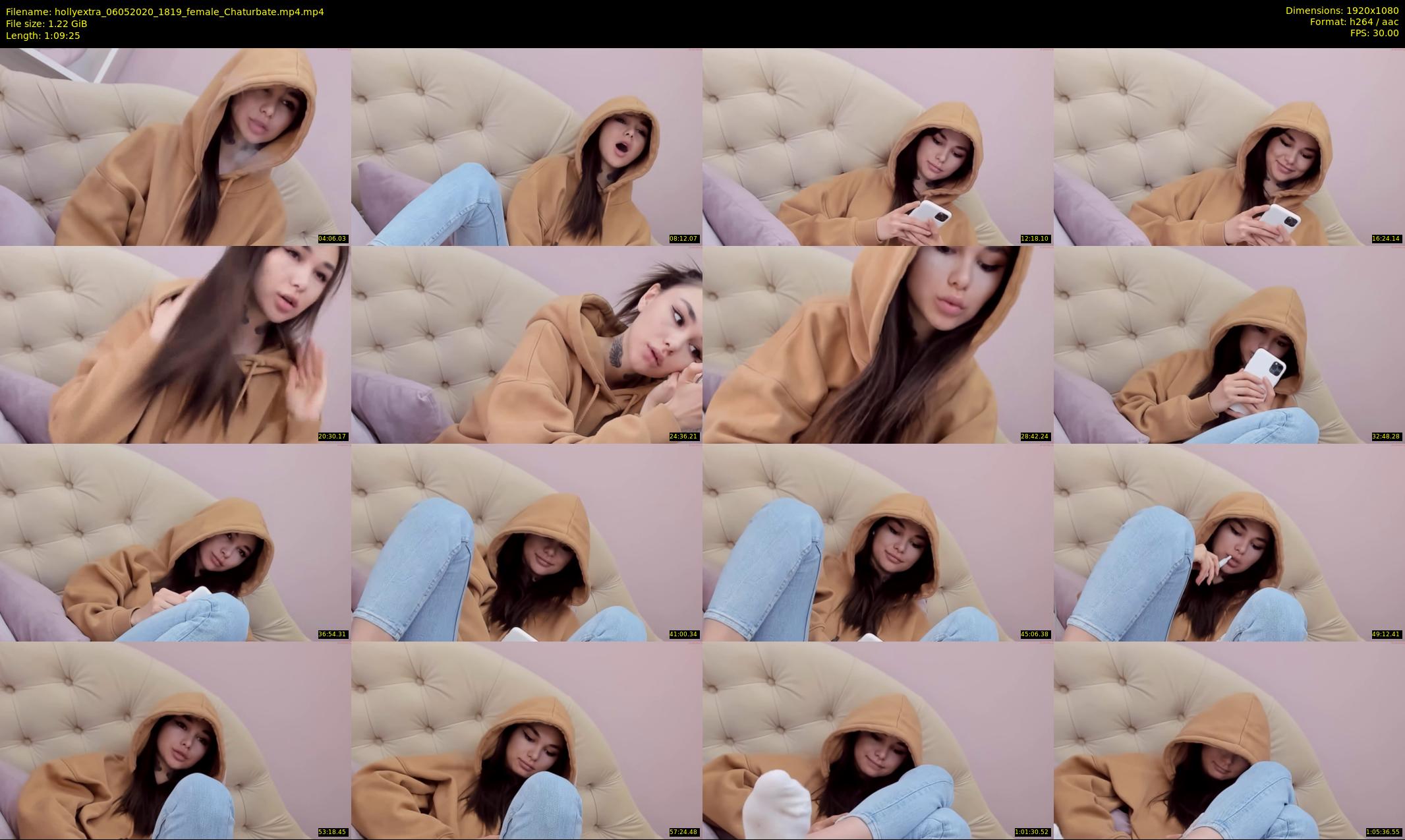 hollyextra — 70 minute Chaturbate female cam show recording, 1080p, May 6, 2020