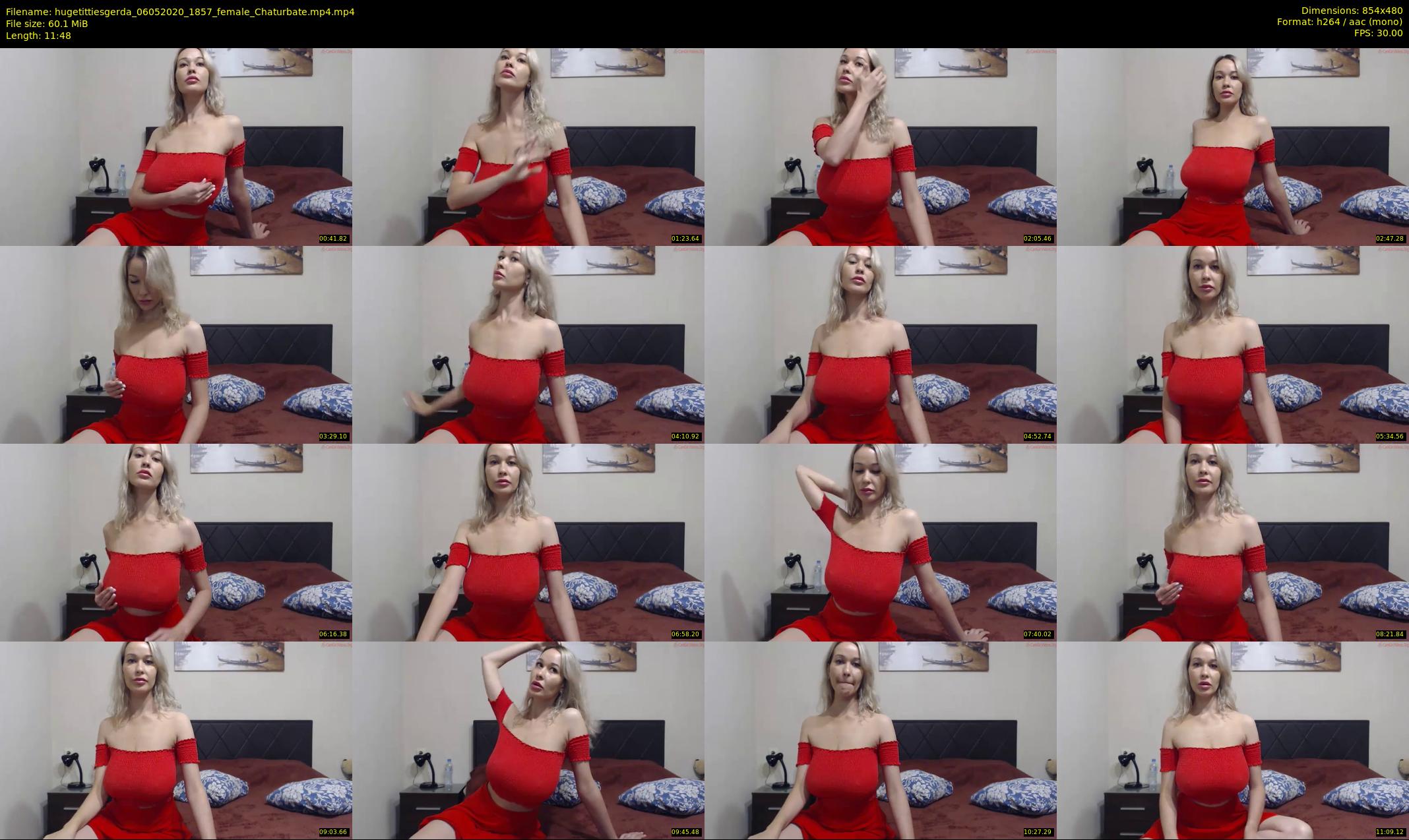 hugetittiesgerda — 12 minute Chaturbate female cam show recording, 480p, May 6, 2020
