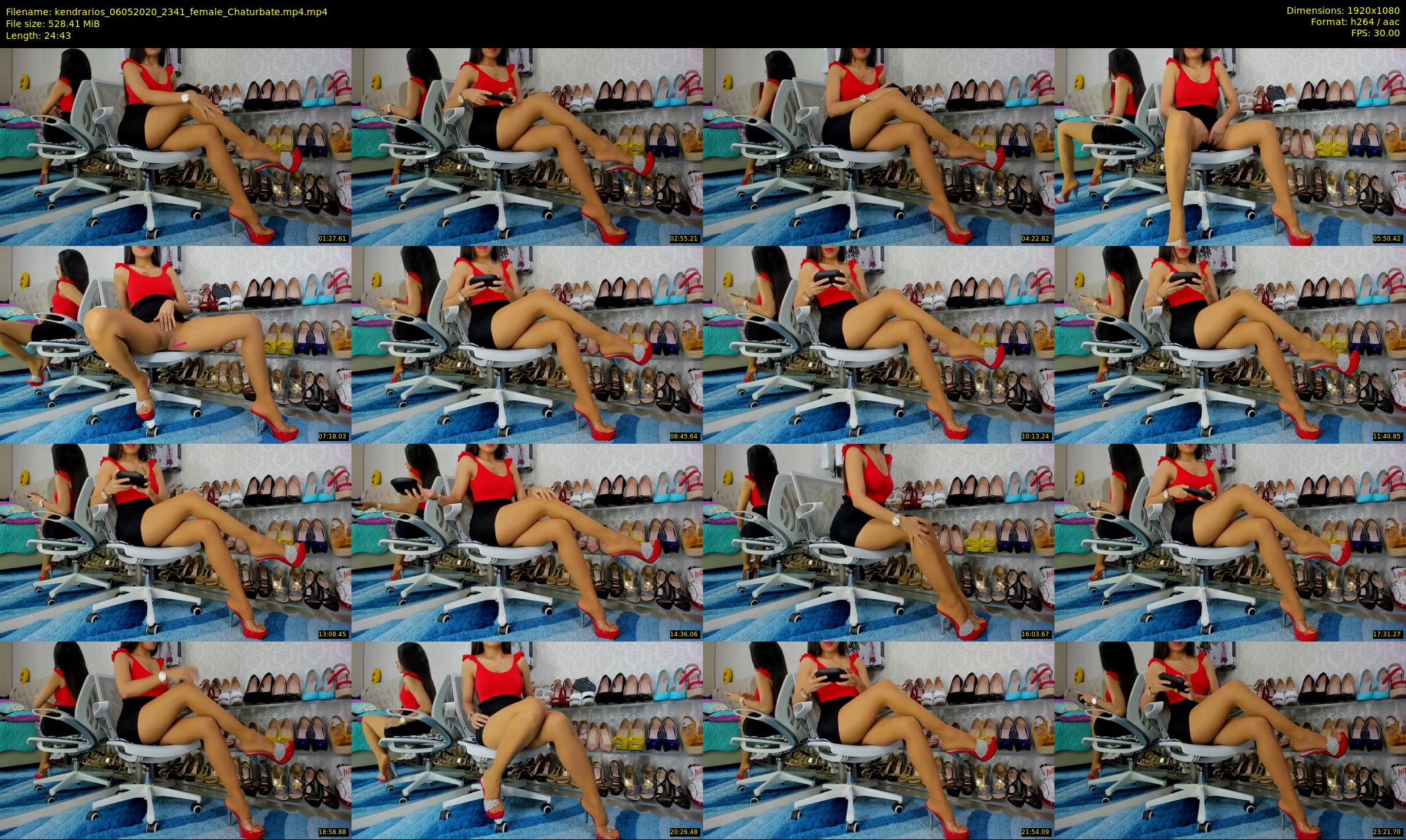 kendrarios — 25 minute Chaturbate female cam show recording, 1080p, May 6, 2020