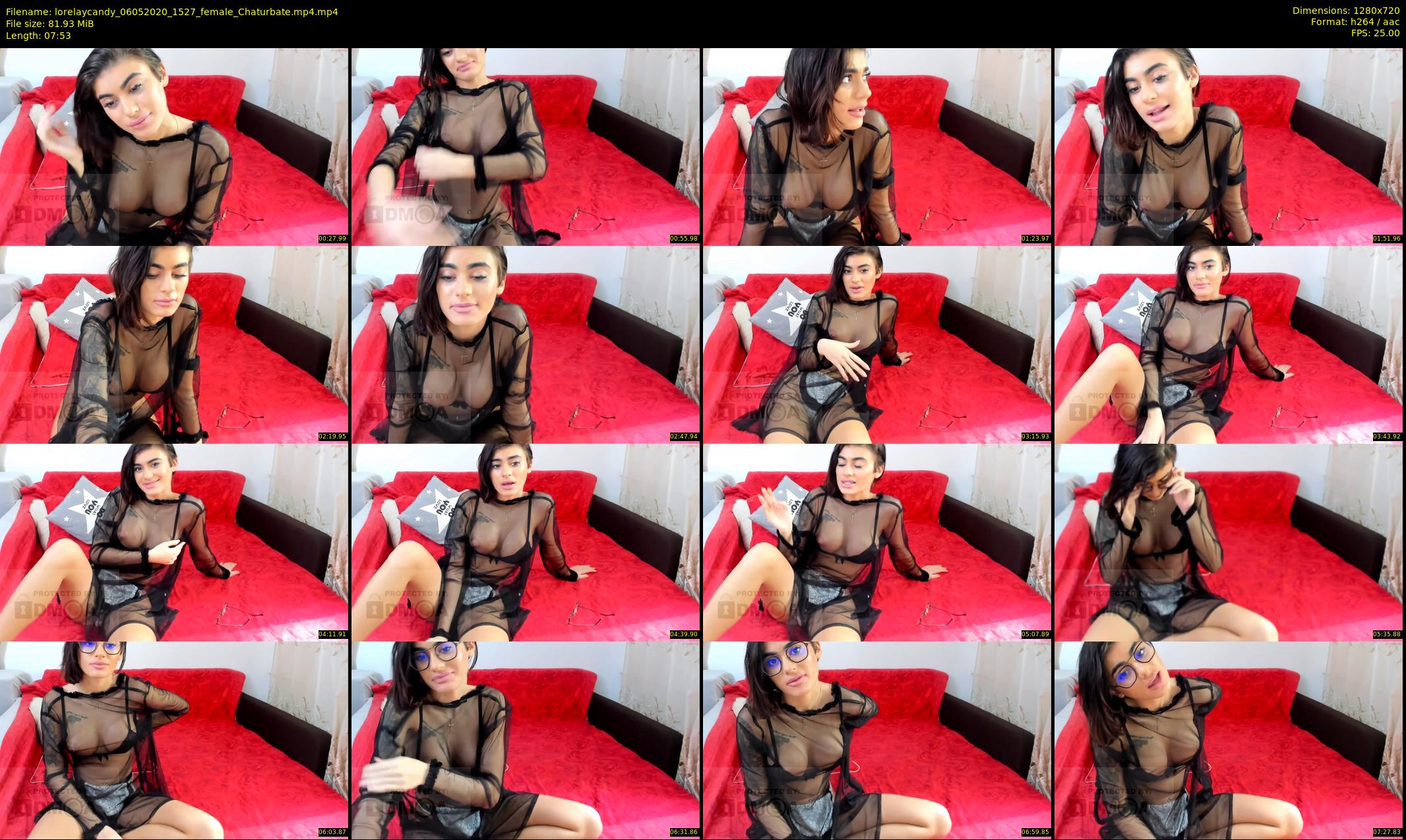 lorelaycandy — 8 minute Chaturbate female cam show recording, 720p, May 6, 2020