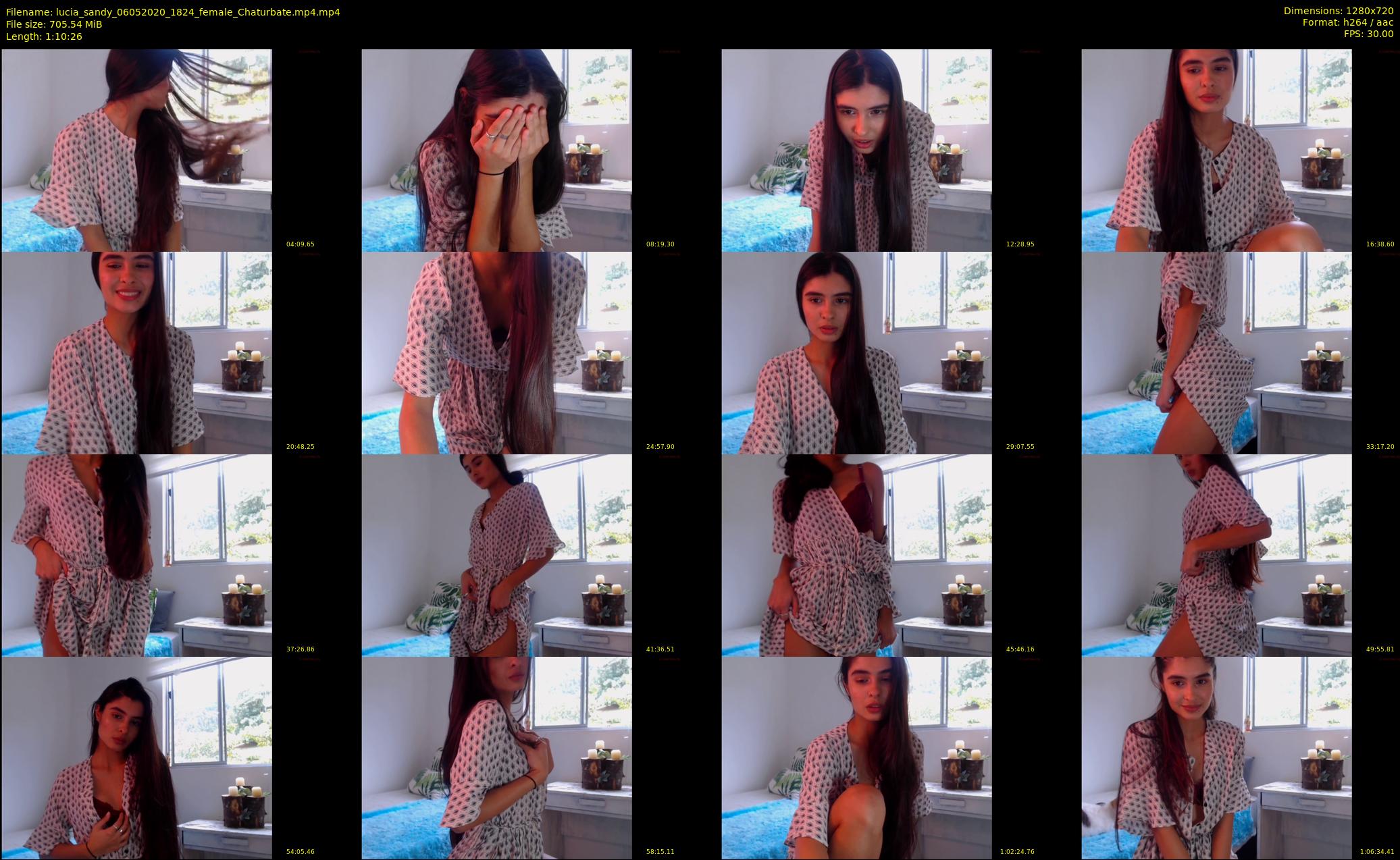 lucia_sandy — 71 minute Chaturbate female cam show recording, 720p, May 6, 2020
