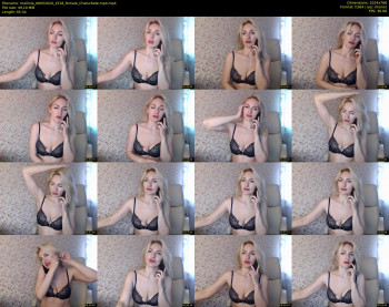 mallinia — 6 minute Chaturbate female cam show recording, 720p, May 6, 2020