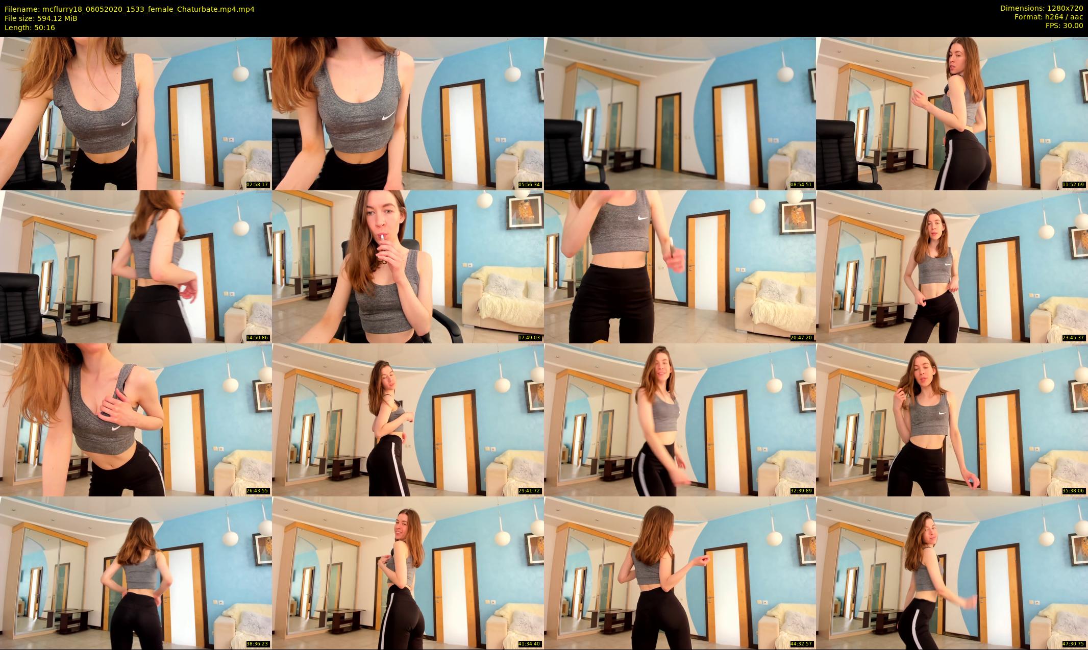mcflurry18 — 51 minute Chaturbate female cam show recording, 720p, May 6, 2020
