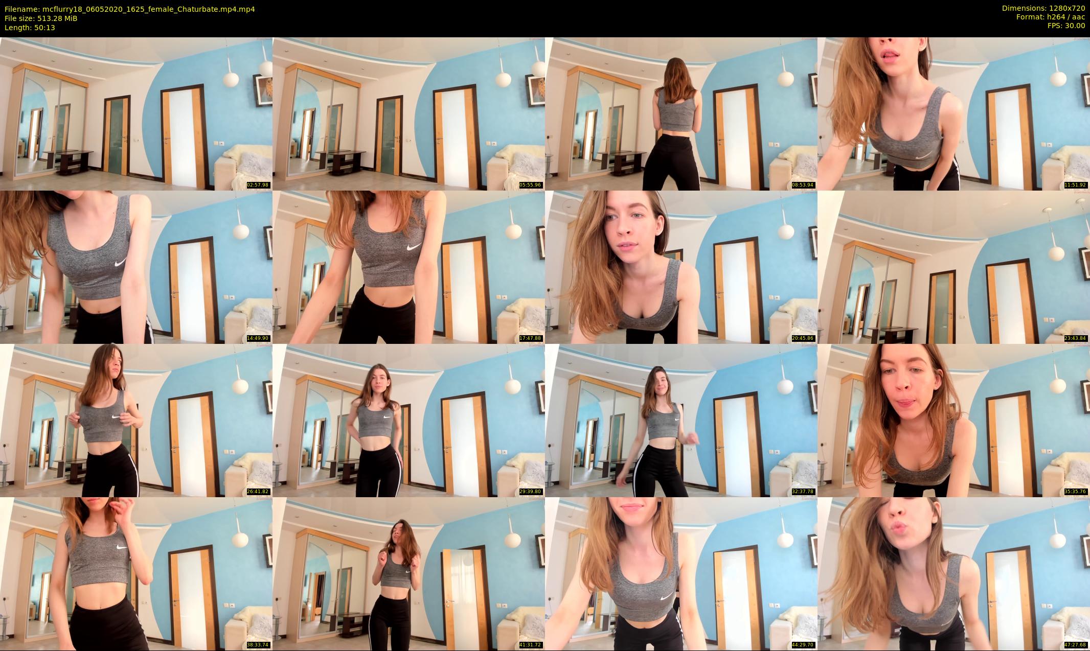 mcflurry18 — 51 minute Chaturbate female cam show recording, 720p, May 6, 2020