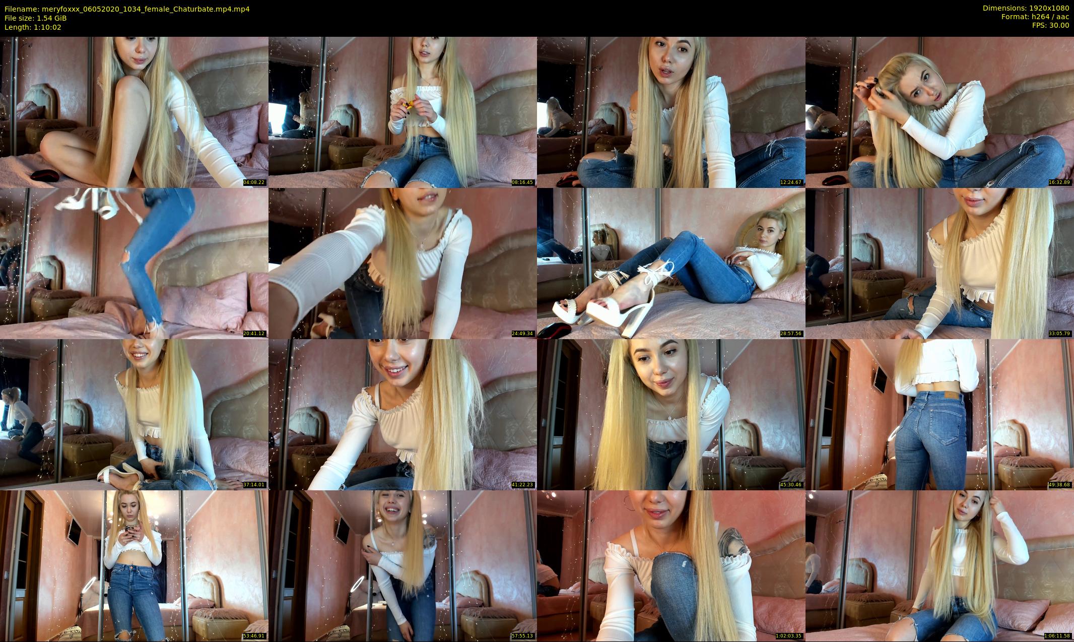 meryfoxxx — 71 minute Chaturbate female cam show recording, 1080p, May 6, 2020