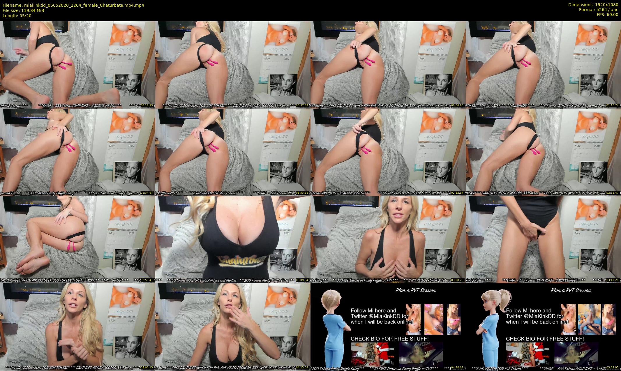 miakinkdd — 6 minute Chaturbate female cam show recording, 1080p, May 6, 2020