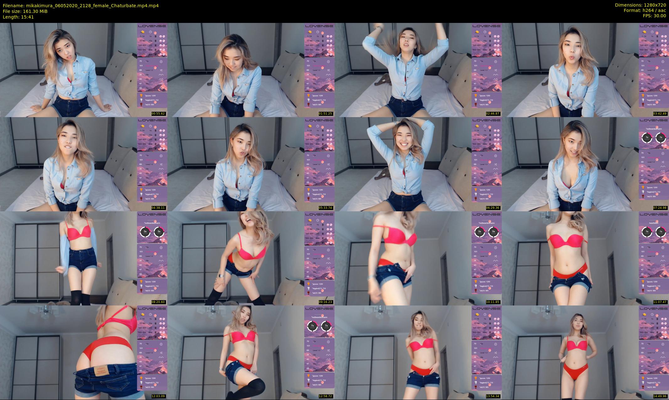 mikakimura — 16 minute Chaturbate female cam show recording, 720p, May 6, 2020