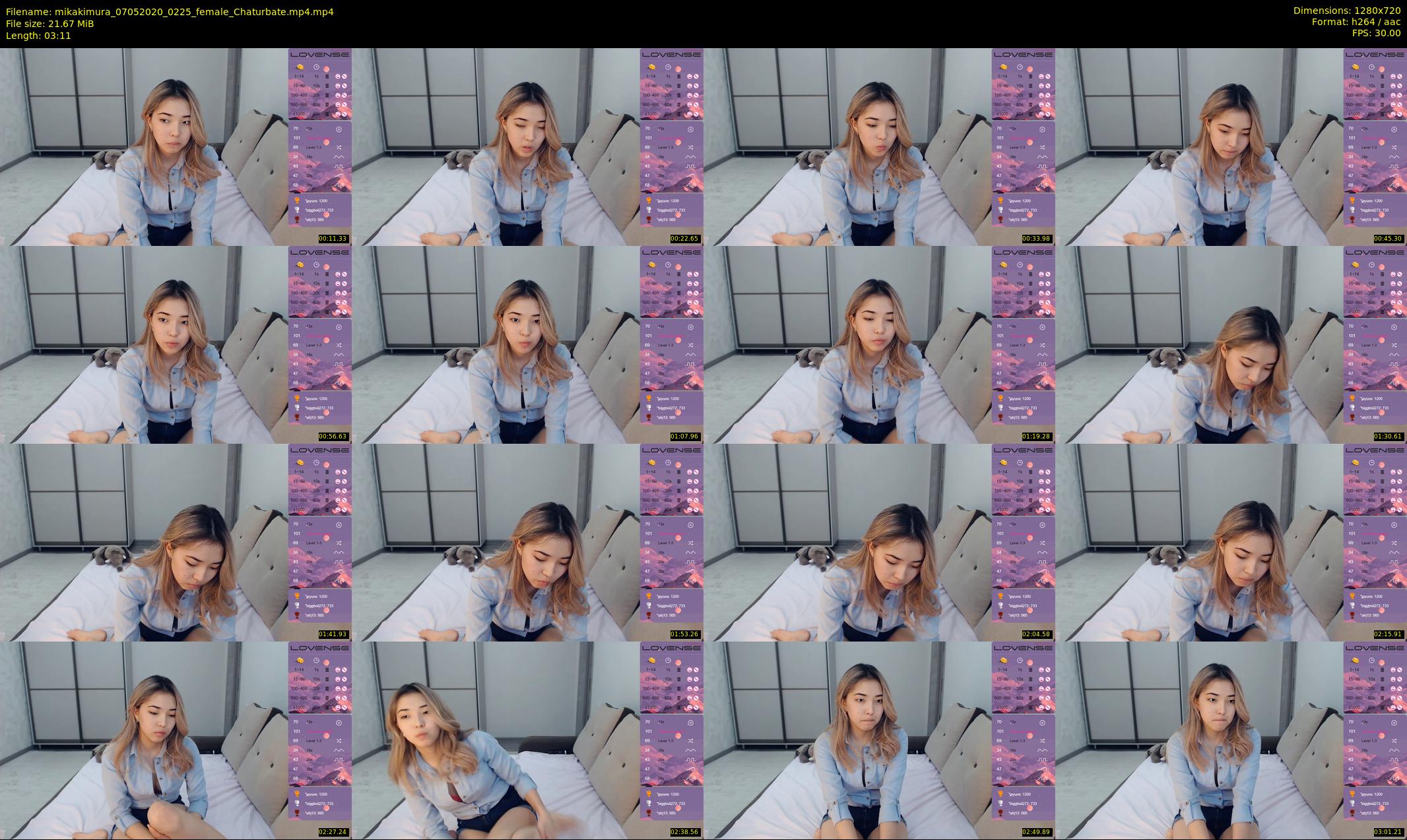 mikakimura — 4 minute Chaturbate female cam show recording, 720p, May 7, 2020