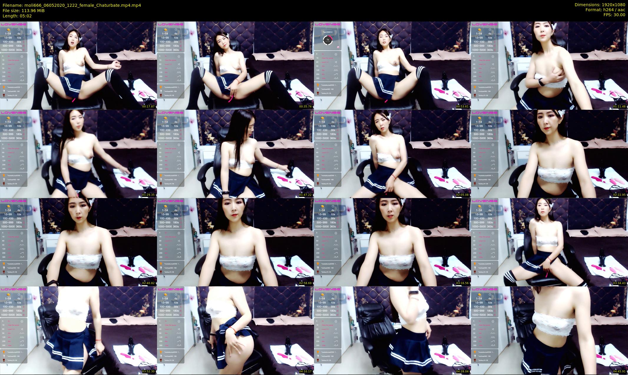 moli666 — 6 minute Chaturbate female cam show recording, 1080p, May 6, 2020