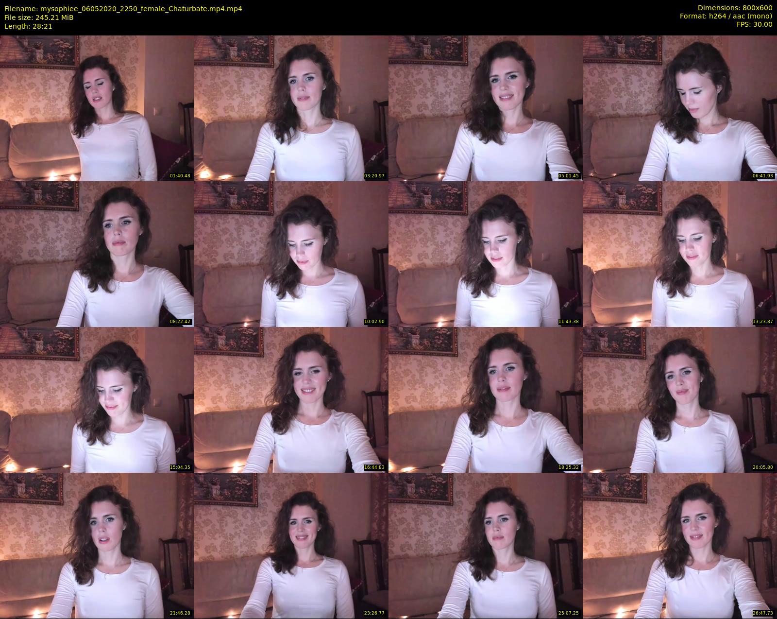 mysophiee — 29 minute Chaturbate female cam show recording, 480p, May 6, 2020