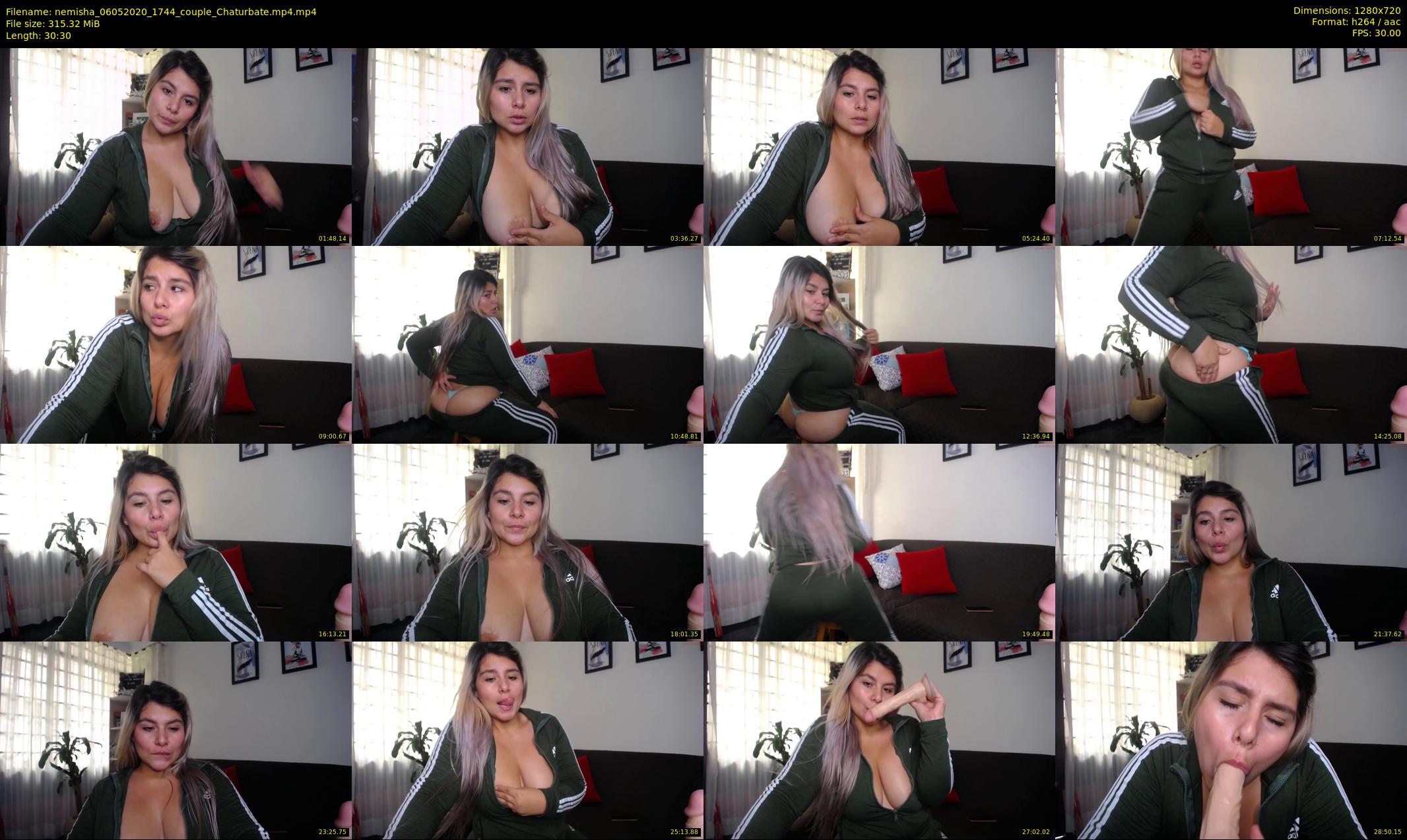 nemisha — 31 minute Chaturbate female cam show recording, 720p, May 6, 2020