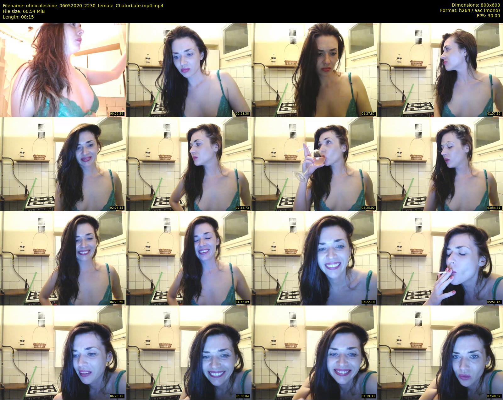 ohnicoleshine — 9 minute Chaturbate female cam show recording, 480p, May 6, 2020