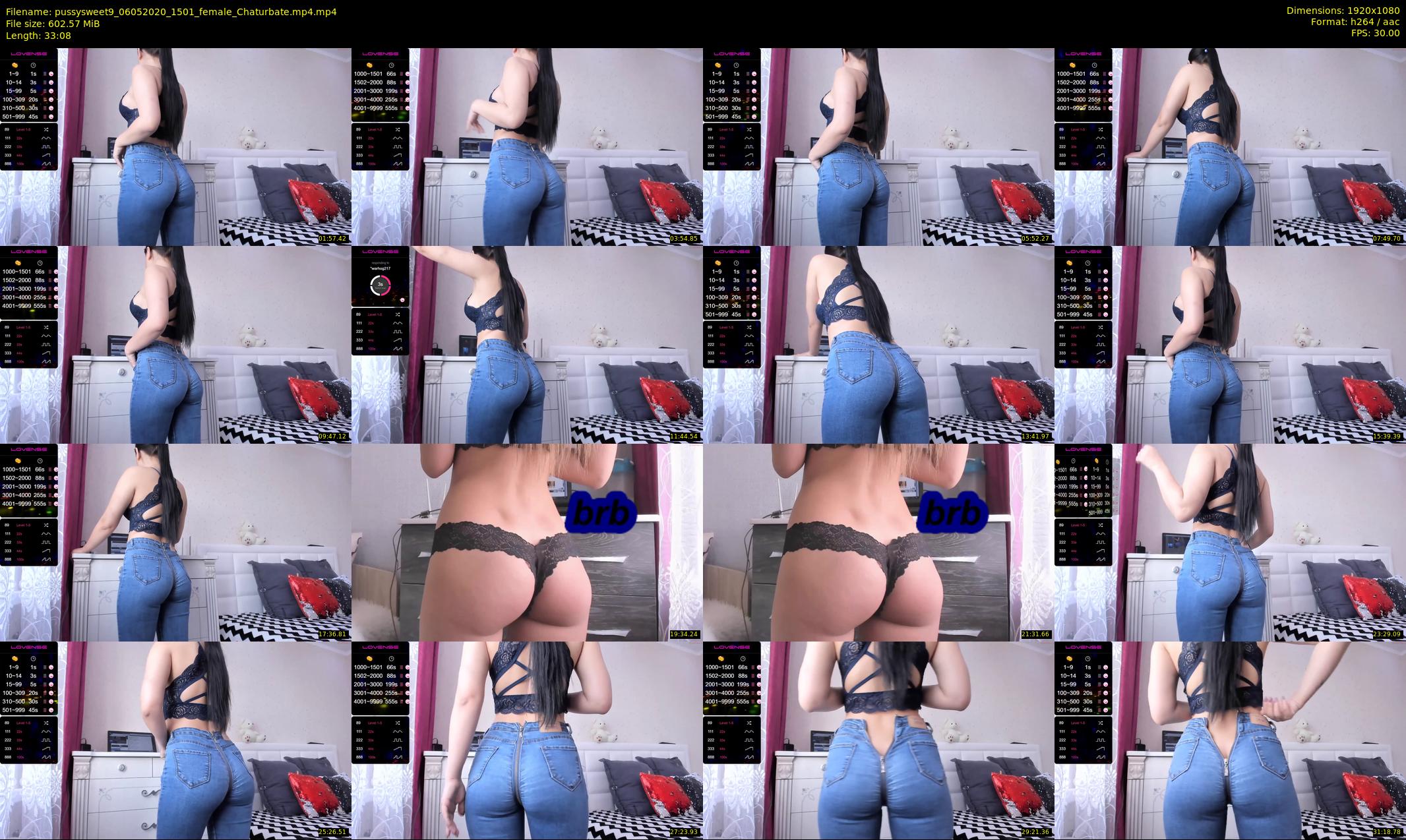 pussysweet9 — 34 minute Chaturbate female cam show recording, 1080p, May 6, 2020