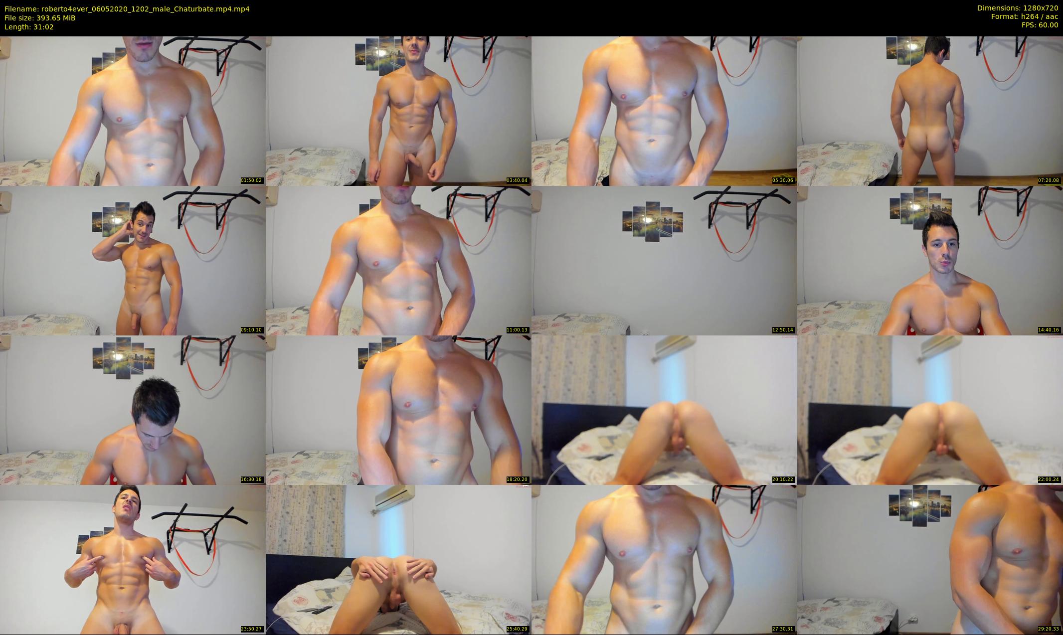 roberto4ever — 32 minute Chaturbate male cam show recording, 720p, May 6, 2020