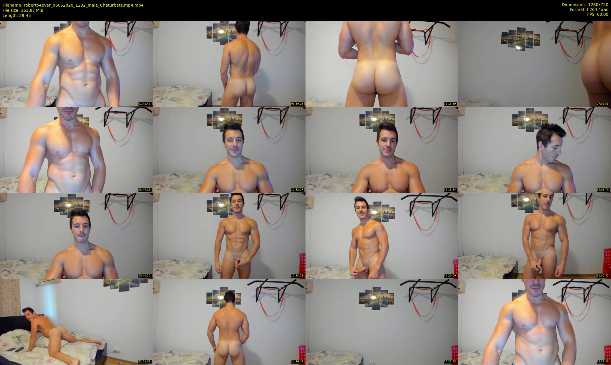 roberto4ever — 30 minute Chaturbate male cam show recording, 720p, May 6, 2020