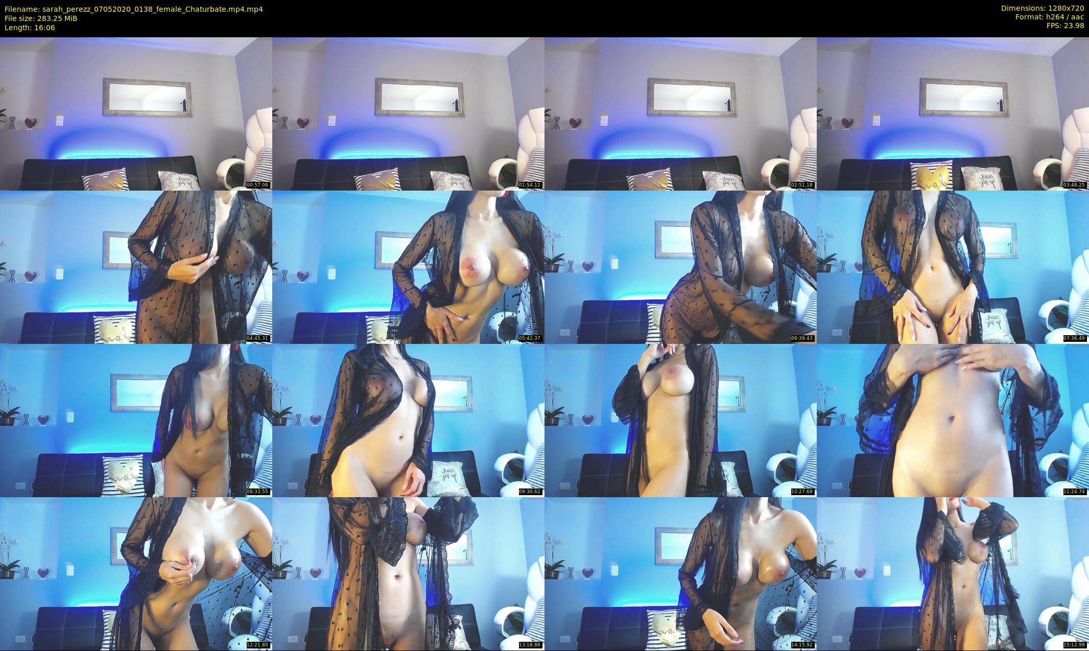 sarah_perezz — 17 minute Chaturbate female cam show recording, 720p, May 7, 2020