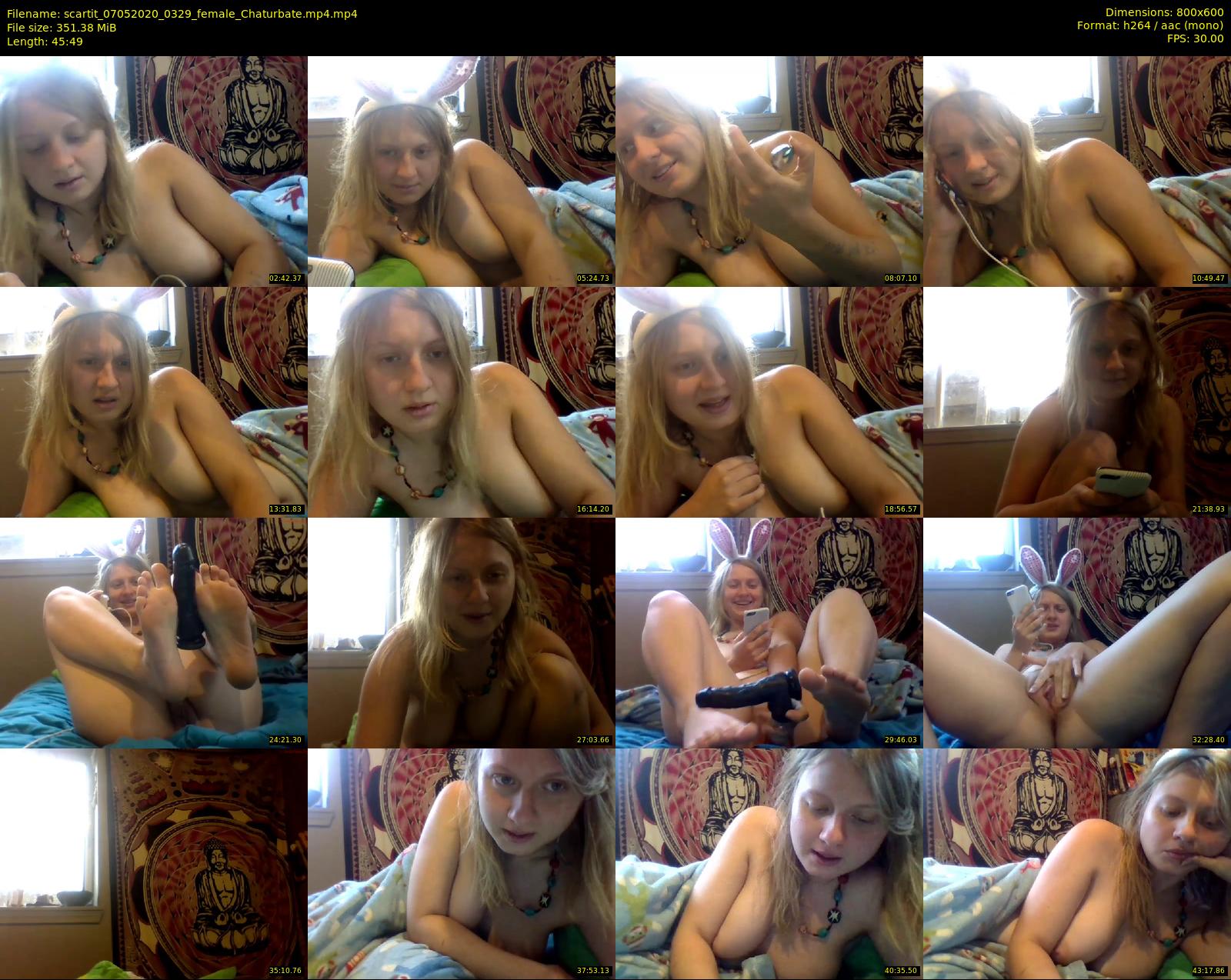 scartit — 46 minute Chaturbate female cam show recording, 480p, May 7, 2020