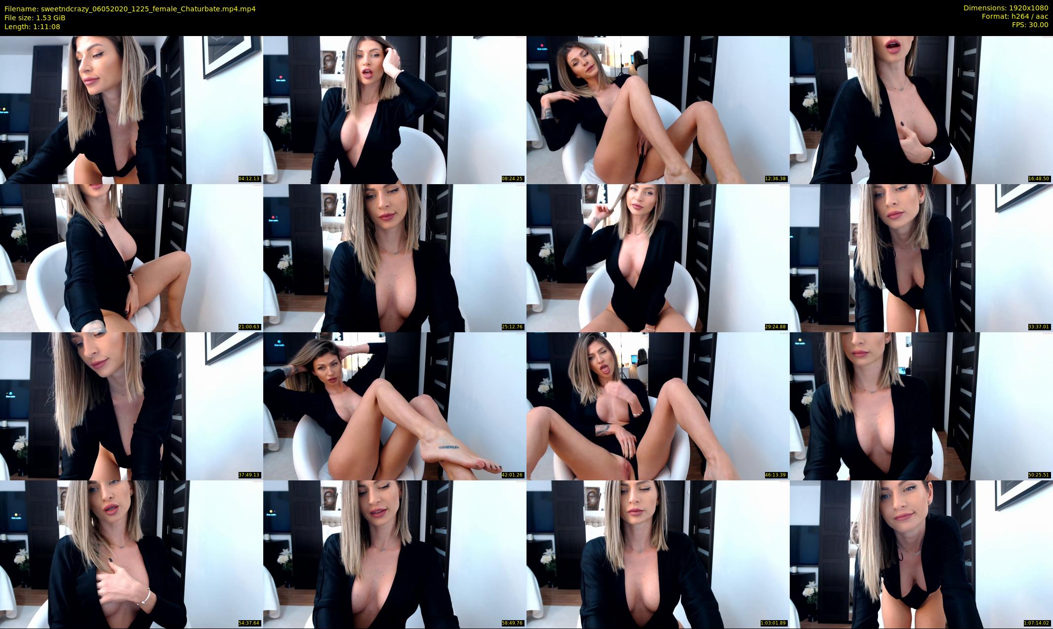 sweetndcrazy — 72 minute Chaturbate female cam show recording, 1080p, May 6, 2020