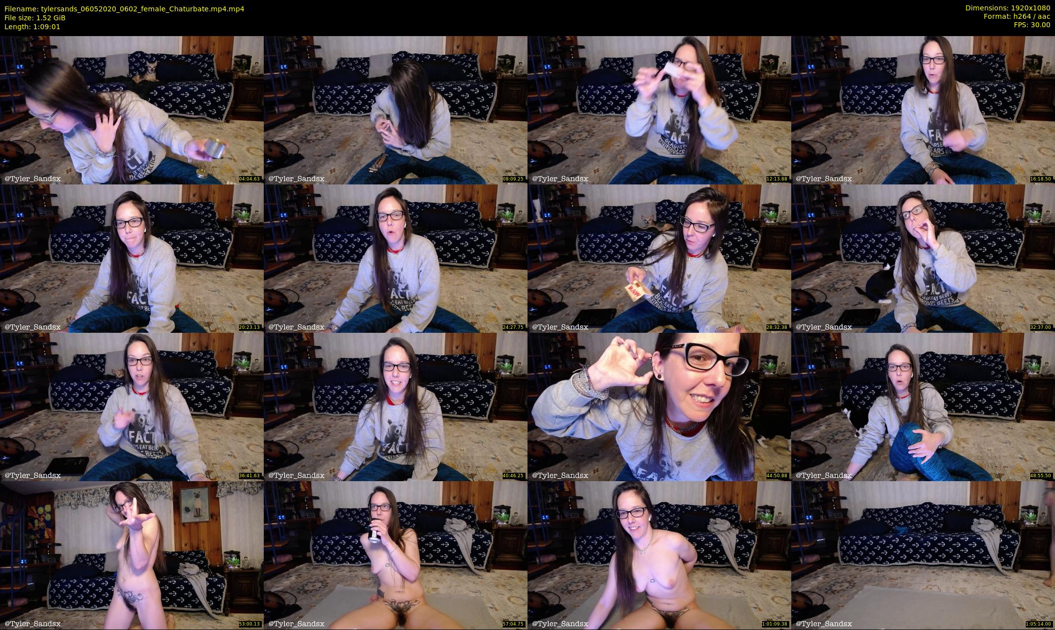 tylersands — 70 minute Chaturbate female cam show recording, 1080p, May 6, 2020