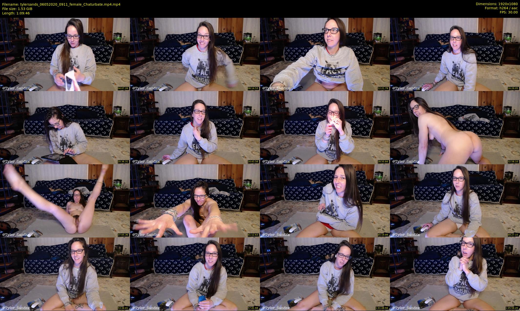tylersands — 70 minute Chaturbate female cam show recording, 1080p, May 6, 2020
