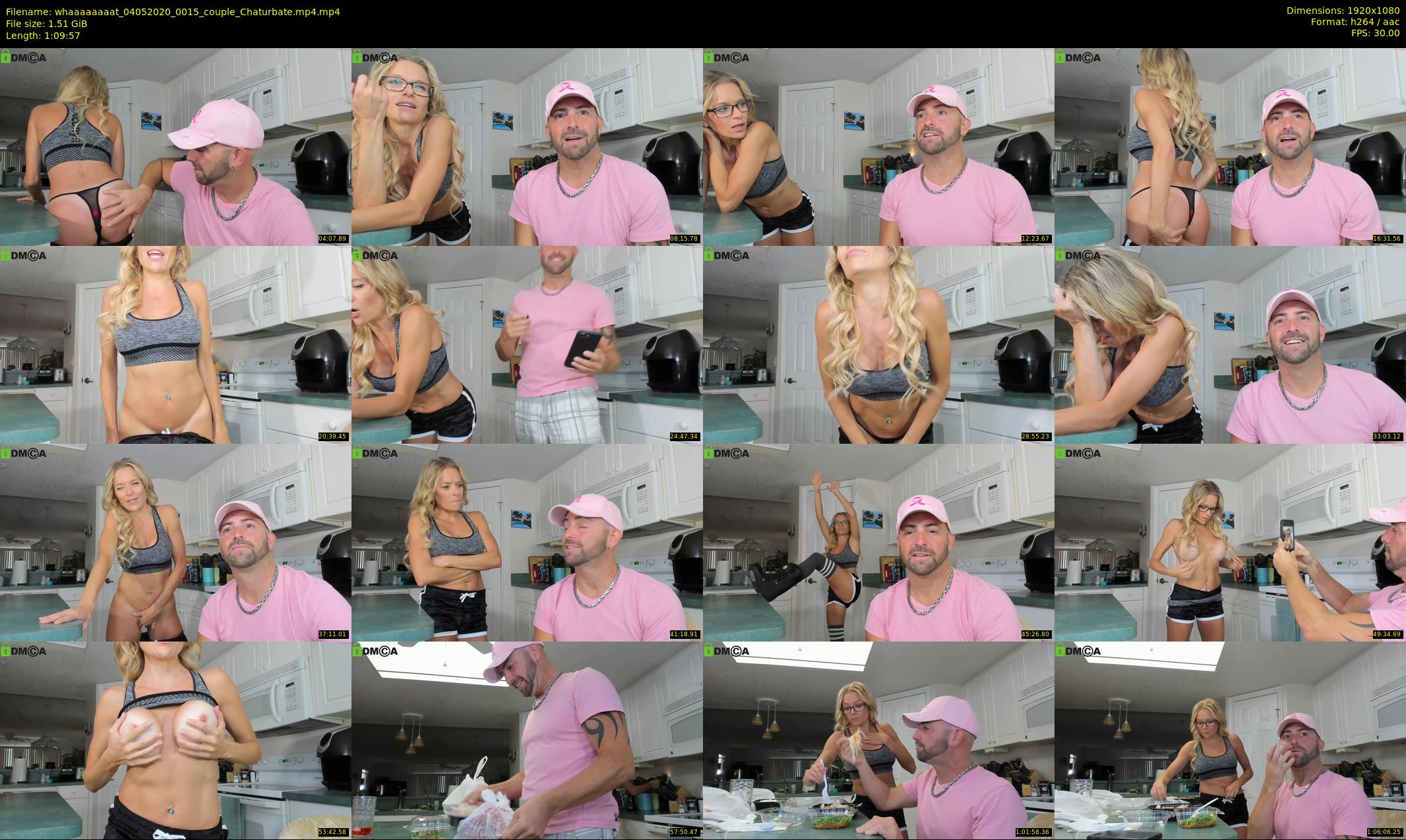 whaaaaaaaat — 70 minute Chaturbate couple cam show recording, 1080p, May 4, 2020