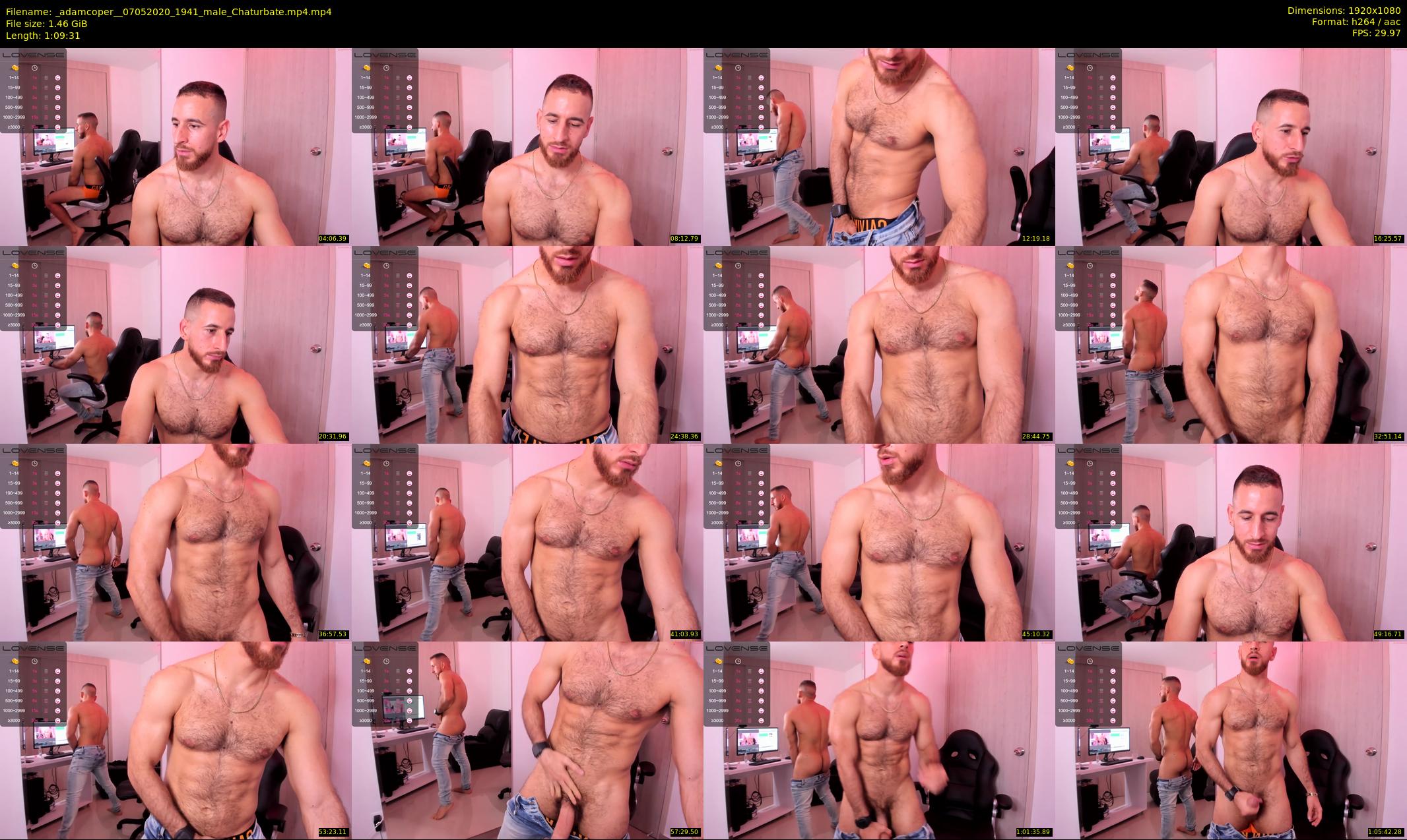 _adamcoper_ — 70 minute Chaturbate male cam show recording, 1080p, May 7, 2020