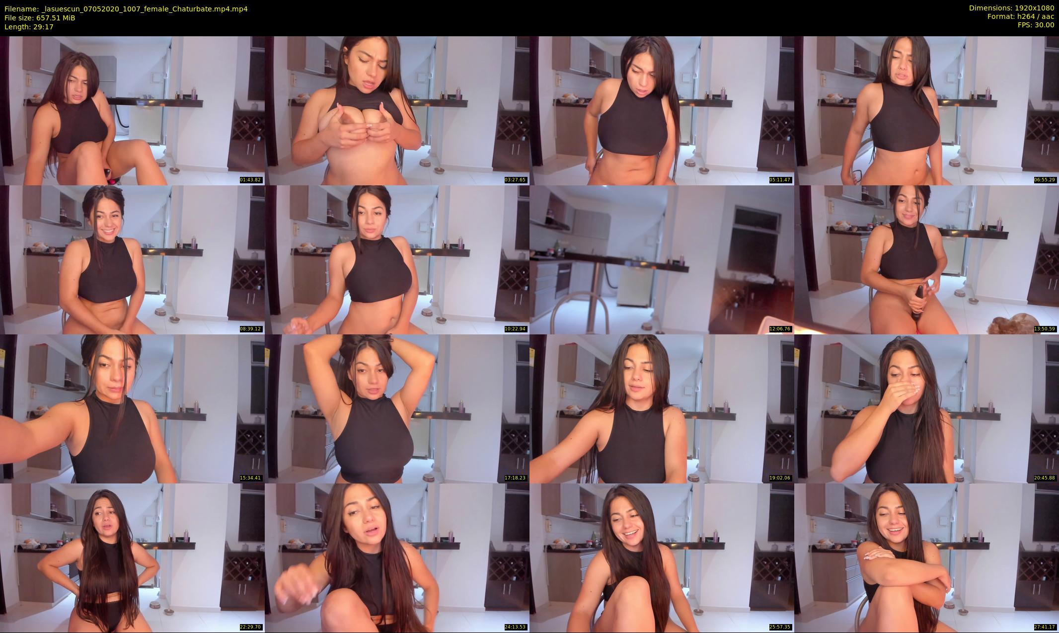 _lasuescun — 30 minute Chaturbate female cam show recording, 1080p, May 7, 2020