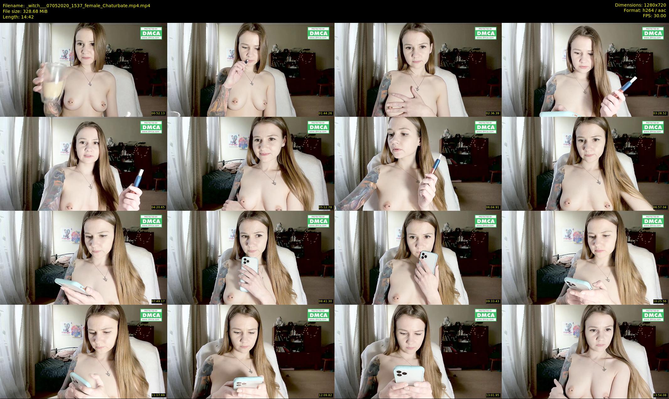 _witch__ — 15 minute Chaturbate female cam show recording, 720p, May 7, 2020