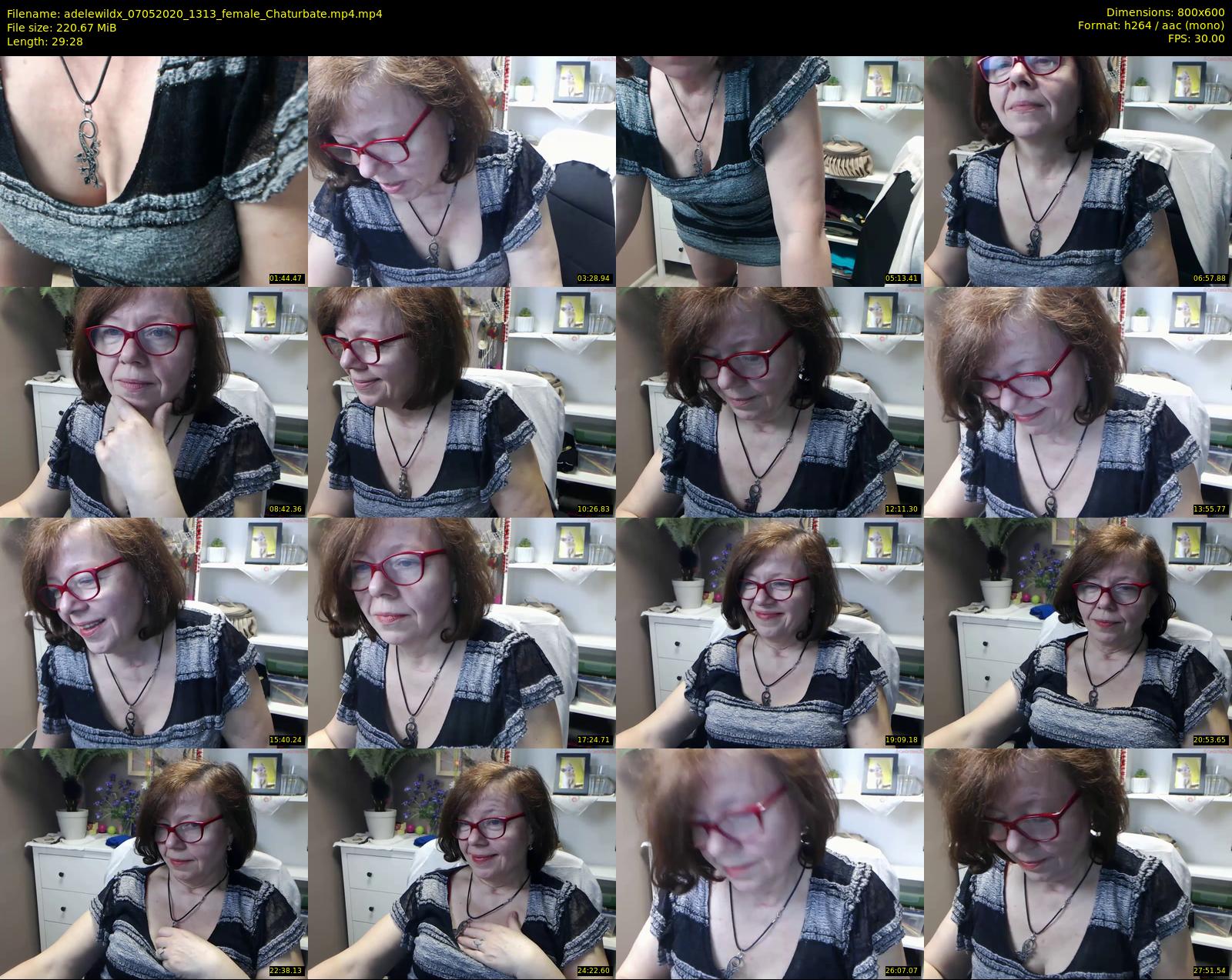 adelewildx — 30 minute Chaturbate female cam show recording, 480p, May 7, 2020