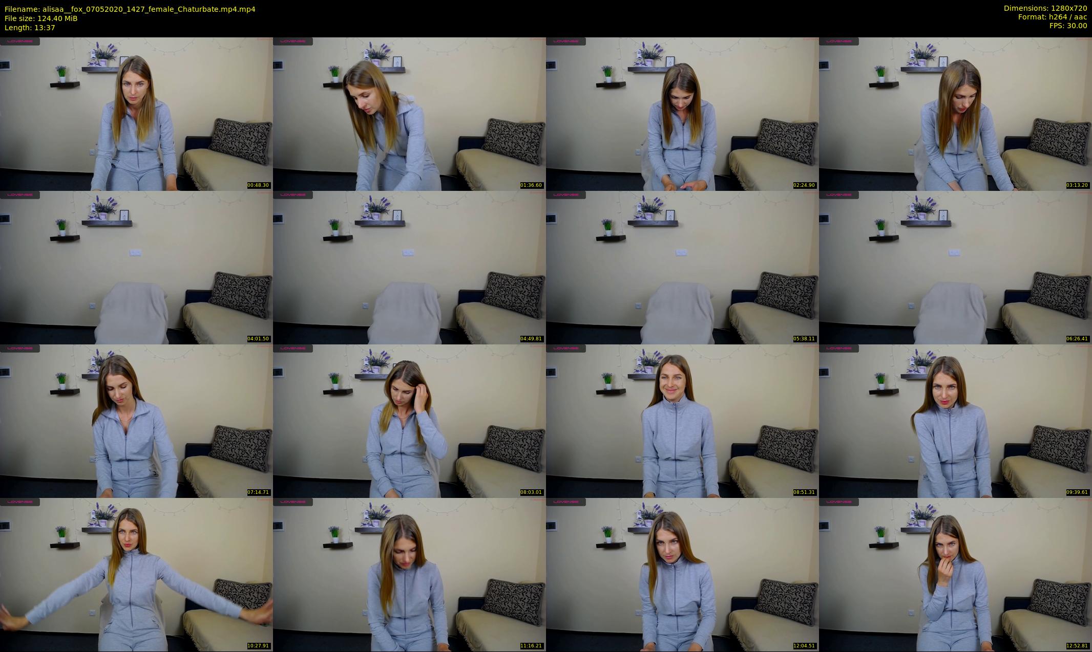 alisaa__fox — 14 minute Chaturbate female cam show recording, 720p, May 7, 2020