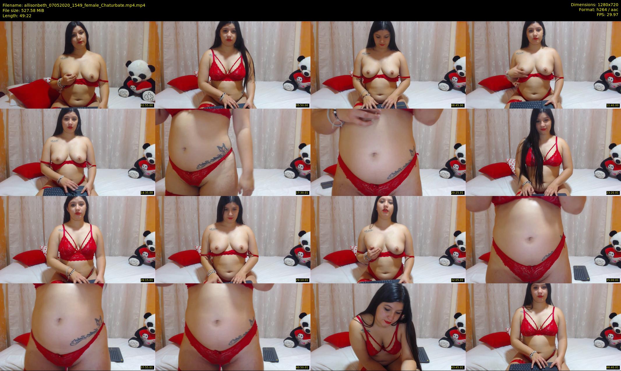 allisonbeth — 50 minute Chaturbate female cam show recording, 720p, May 7, 2020