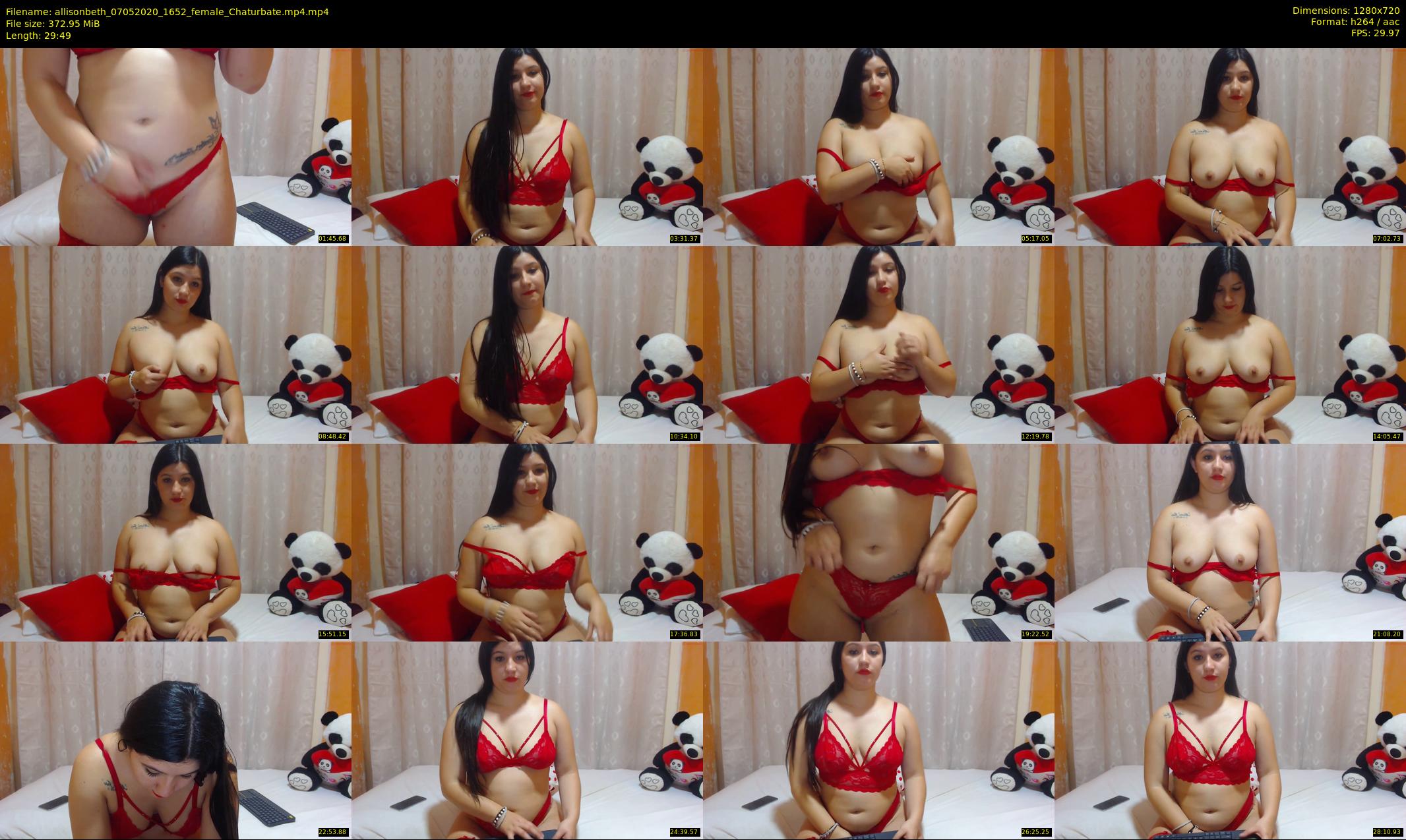 allisonbeth — 30 minute Chaturbate female cam show recording, 720p, May 7, 2020