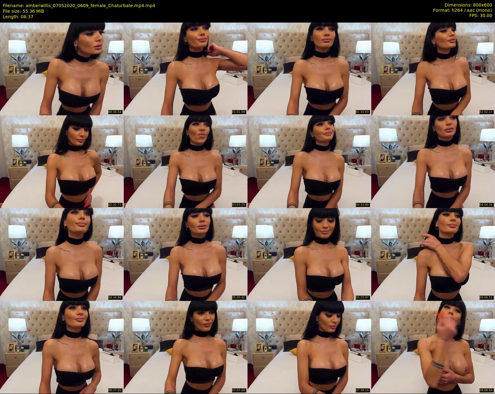amberwillis — 9 minute Chaturbate female cam show recording, 480p, May 7, 2020