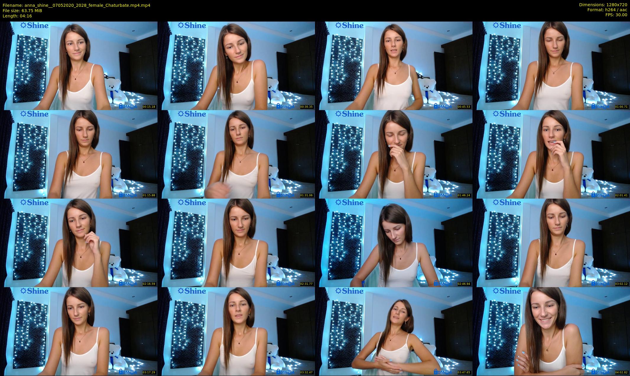 anna_shine_ — 5 minute Chaturbate female cam show recording, 720p, May 7, 2020