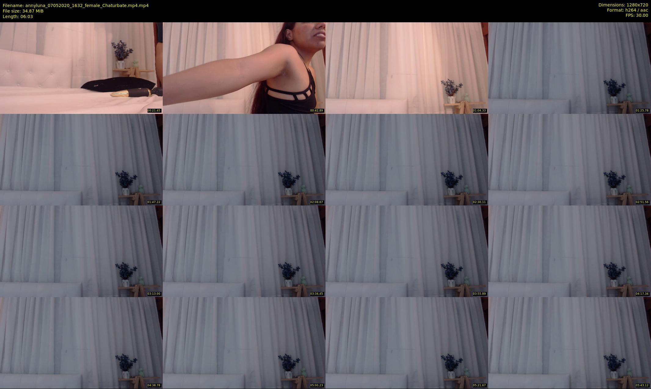 annyluna — 7 minute Chaturbate female cam show recording, 720p, May 7, 2020
