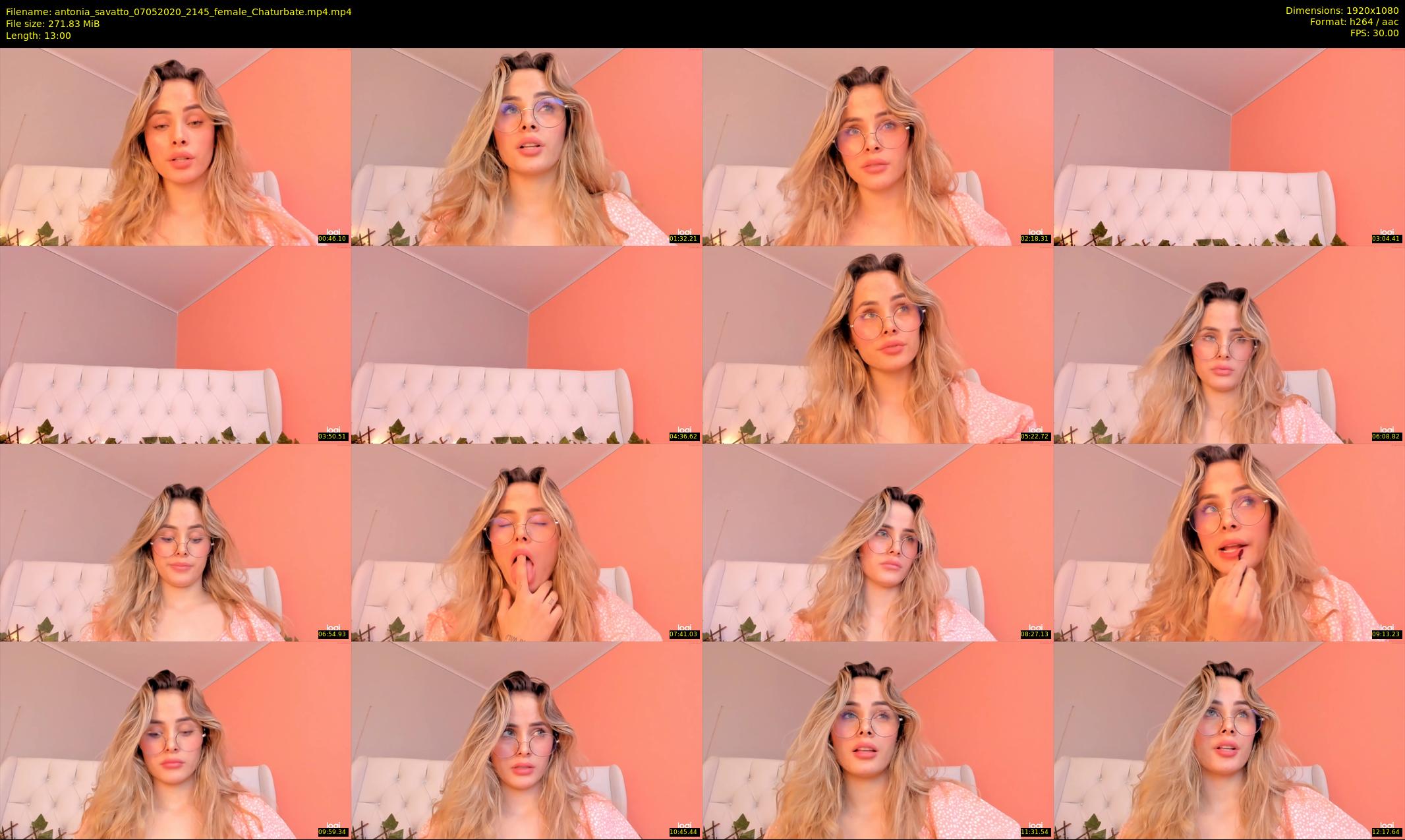 antonia_savatto — 13 minute Chaturbate female cam show recording, 1080p, May 7, 2020