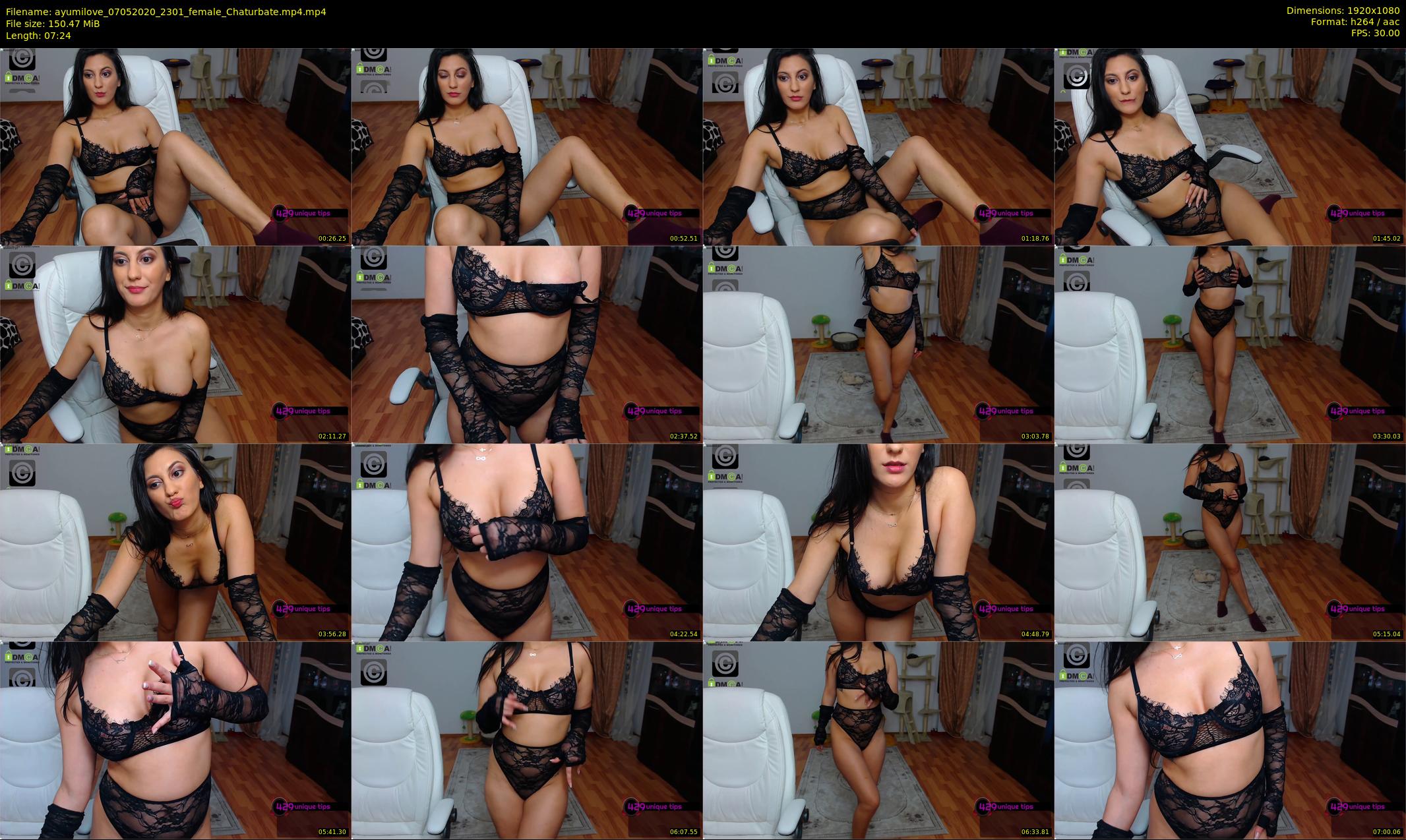 ayumilove — 8 minute Chaturbate female cam show recording, 1080p, May 7, 2020
