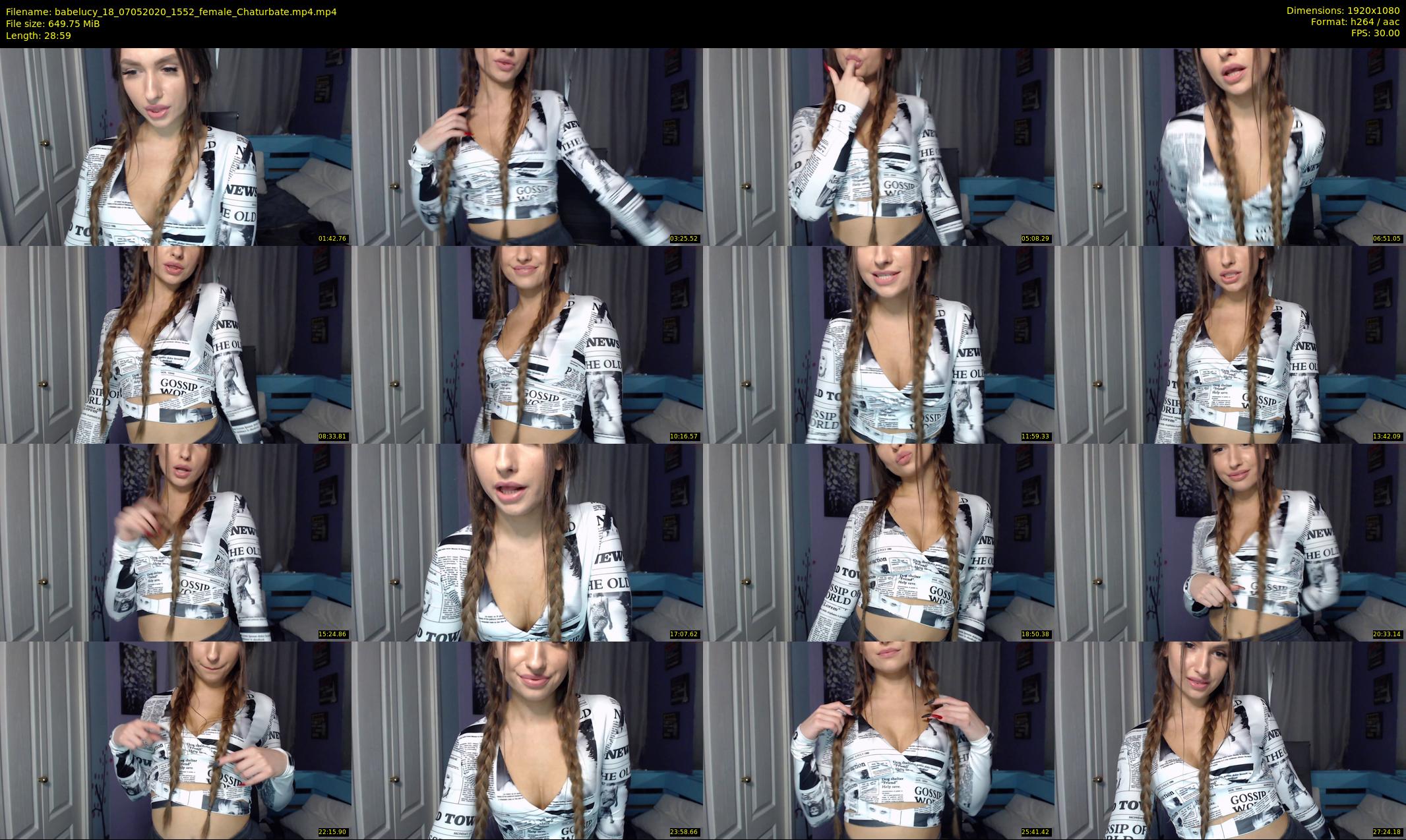 babelucy_18 — 29 minute Chaturbate female cam show recording, 1080p, May 7, 2020