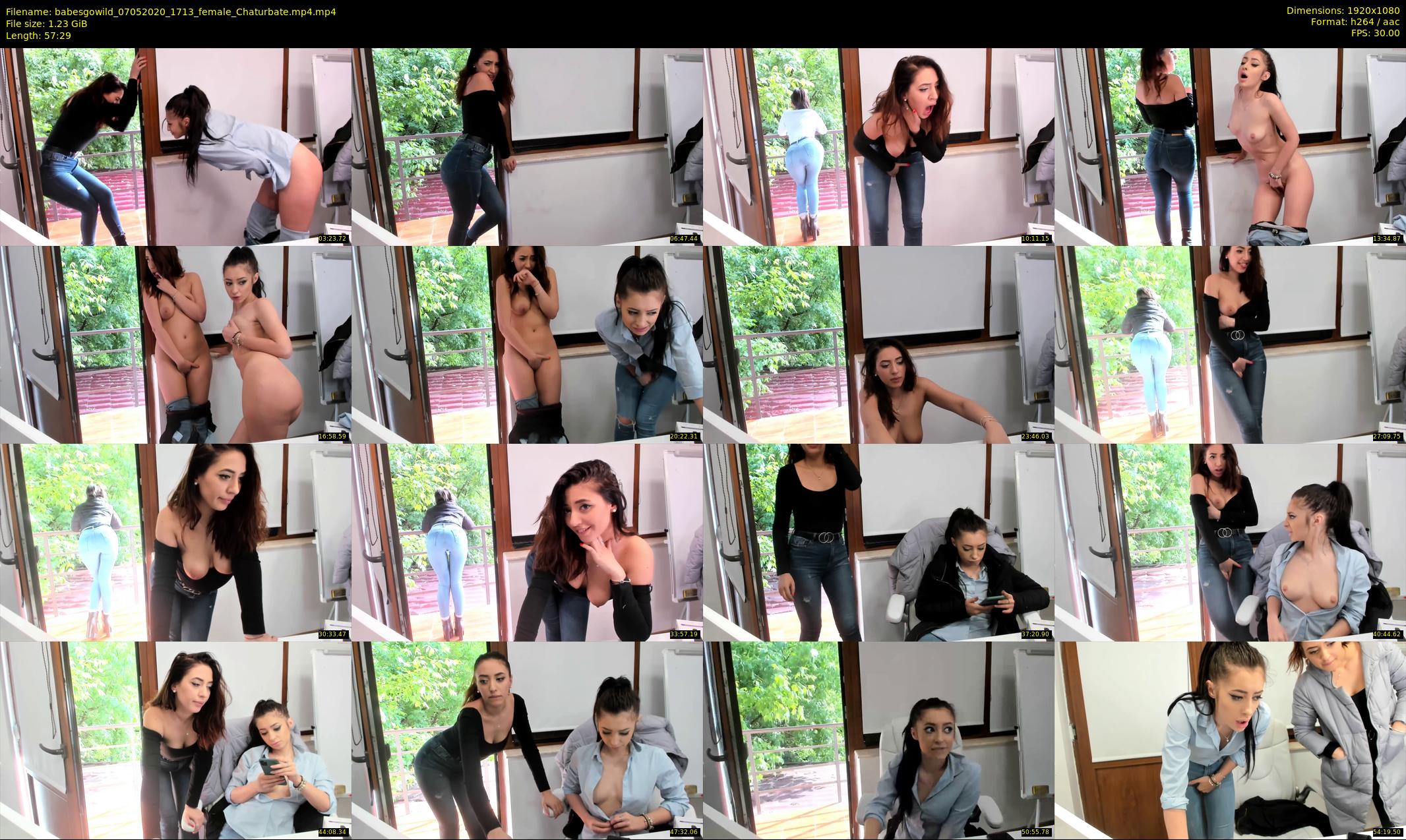 babesgowild — 58 minute Chaturbate couple cam show recording, 1080p, May 7, 2020