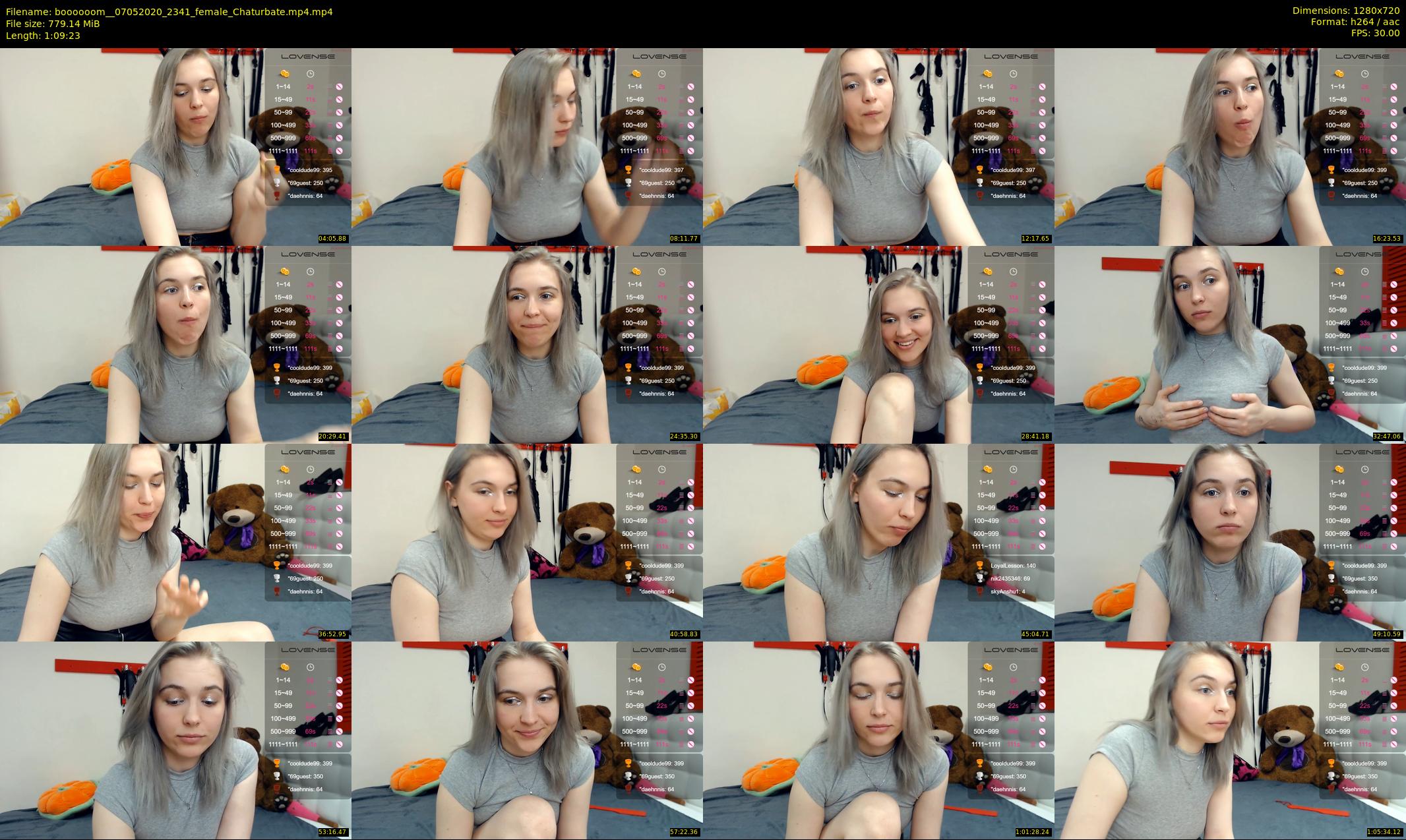 boooooom_ — 70 minute Chaturbate female cam show recording, 720p, May 7, 2020
