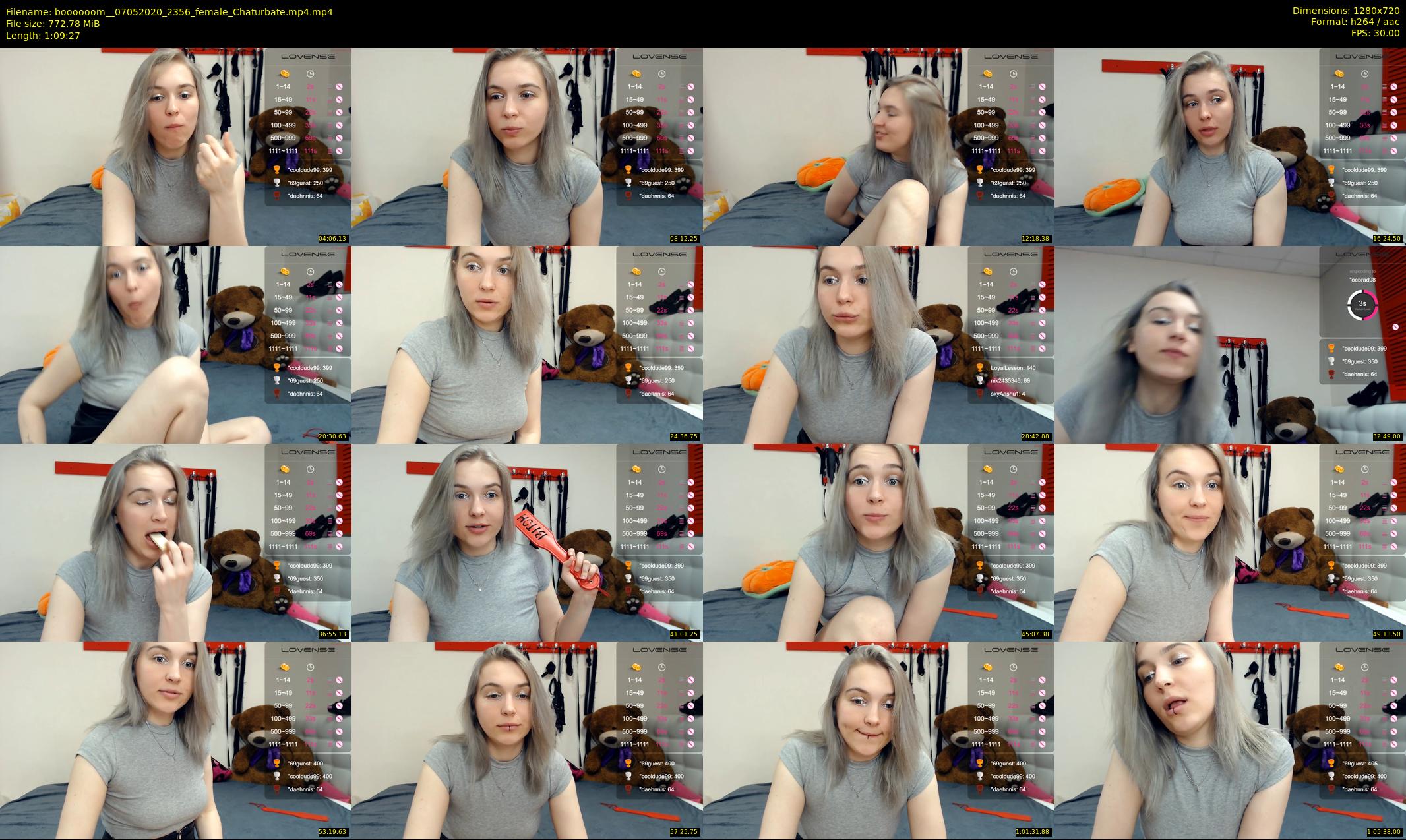 boooooom_ — 70 minute Chaturbate female cam show recording, 720p, May 7, 2020