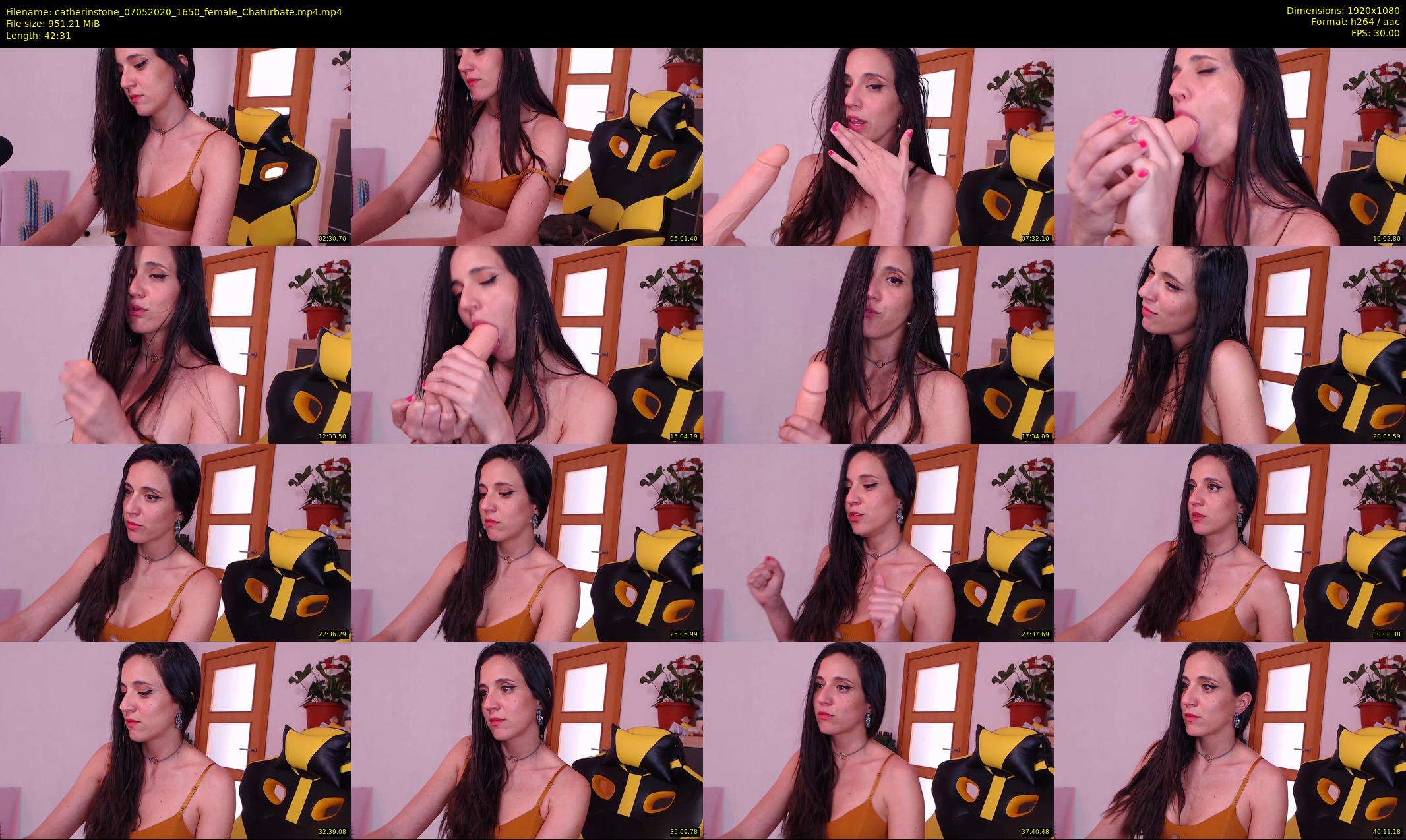 catherinstone — 43 minute Chaturbate female cam show recording, 1080p, May 7, 2020